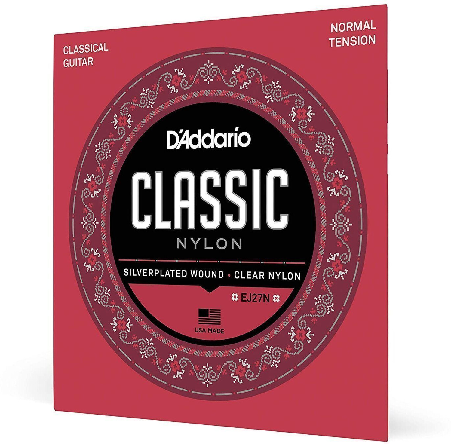 Image of D'ADDARIO Classic EJ27N Nylon Classical Normal Tension Guitar Strings Guitar String