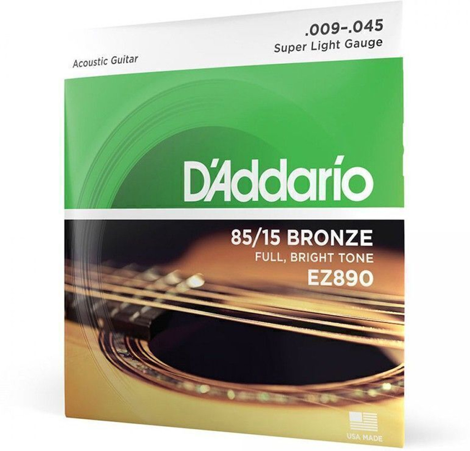 Image of Daddrio Acoustic EZ 890 Super Light Gauge Guitar String