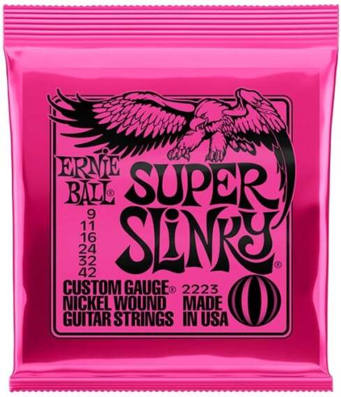 Image of ERNIE BALL Electric Guitar Strings Super Slinky 9-42 Guitar String