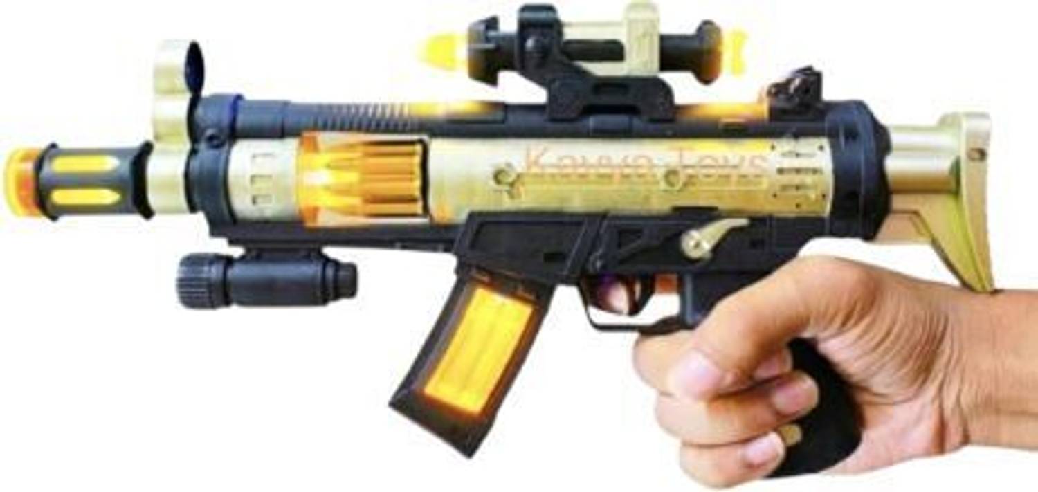 ultrabox trends Electric Music Gun for Kids | LED Light & Sound Toy Rifle | Battery Operated Gun
