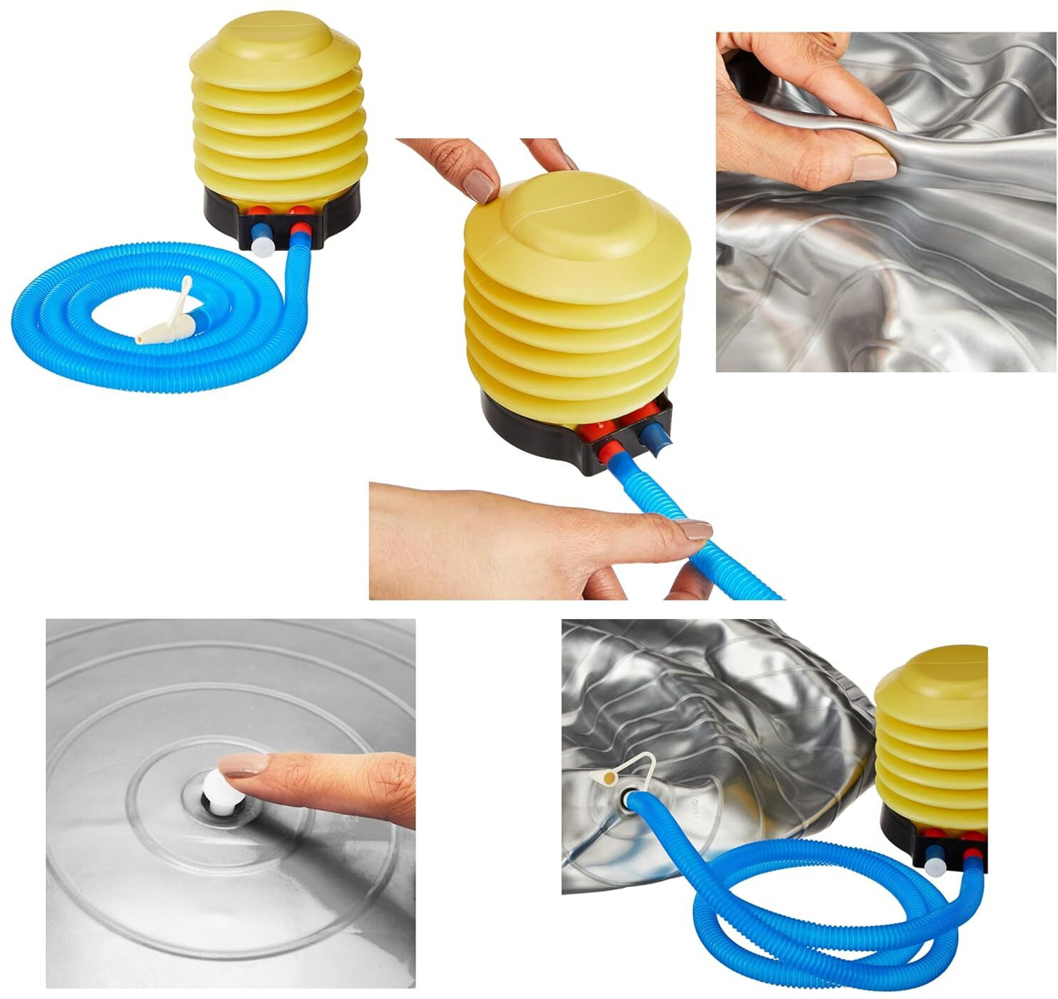 Image of Pinopa Exercise Ball Anti-Burst, Yoga Ball Anti-Slip with Quick Air Pump Gym Ball