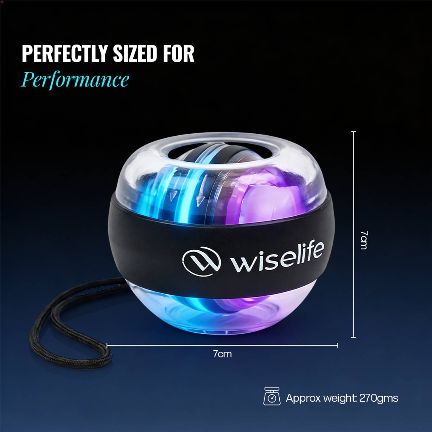 Wiselife Wise Gyro Ball Hand Grip - Image 2