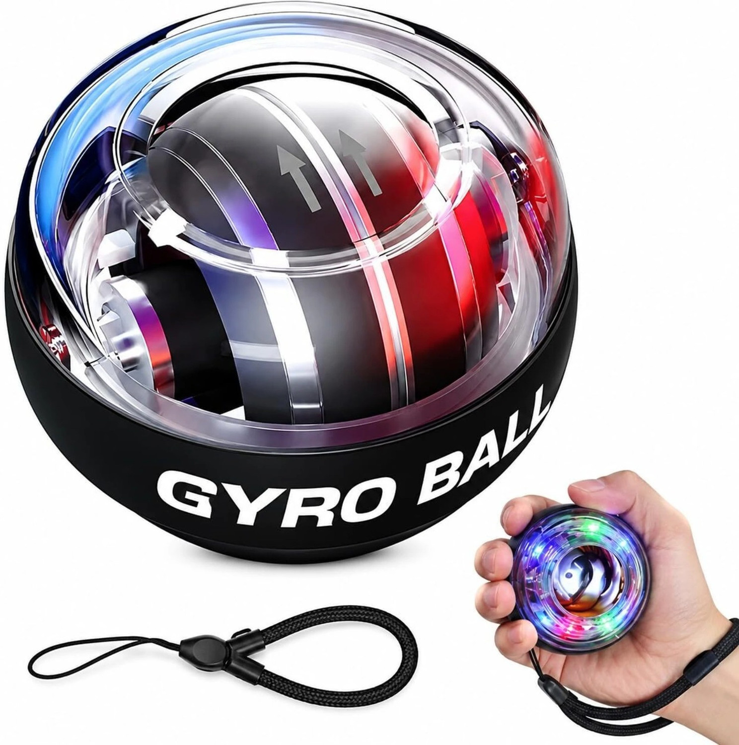 Image of Gatlx Gym Gyro Ball Wrist Exerciser Gym Ball
