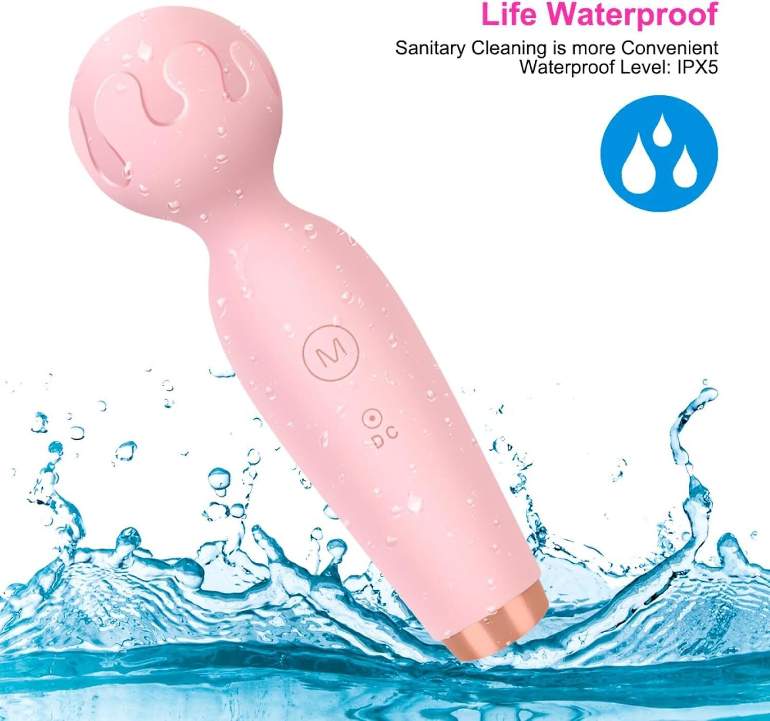 Image of MKF Magic One Head Massager with 10 Speeds for G-spot Stimulation