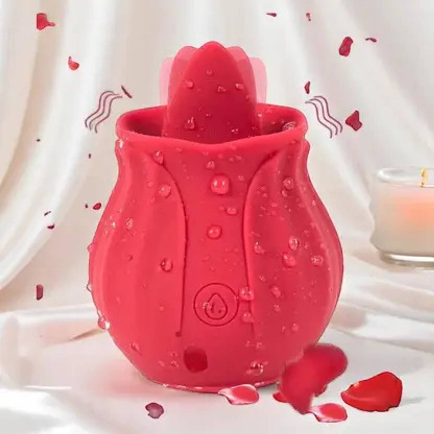 Arousique Rose Shape Personal Massager for Women|Rechargeable Vibrating Relaxation Toy