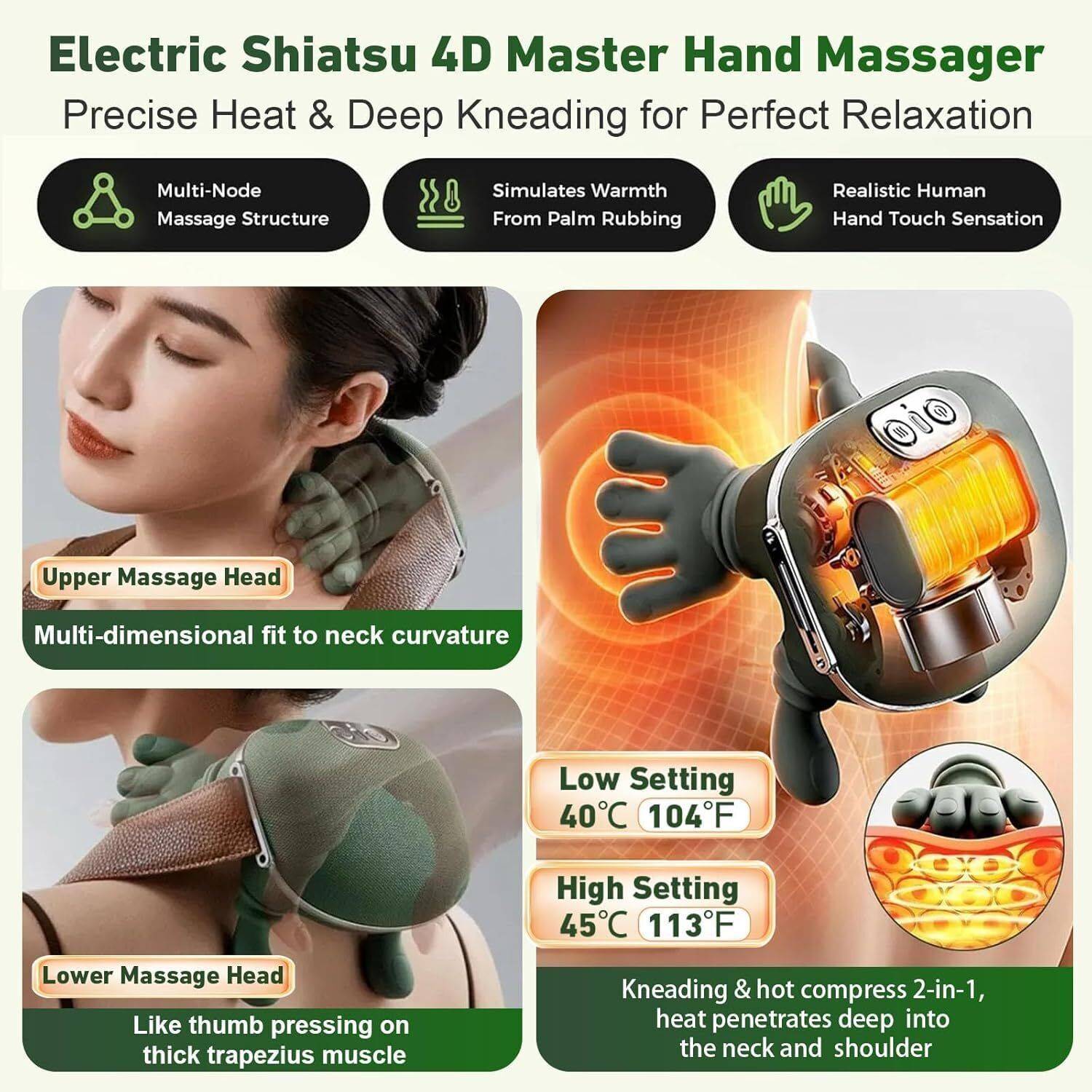 SUVOKU Electric Shoulder and Neck Massager - Image 2