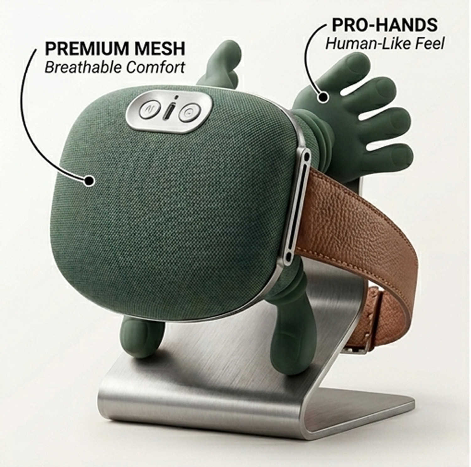 Image of Samridhi Enterprises Cordless Hands-Free Neck & Shoulder Massager with Heat for Pain Relief
