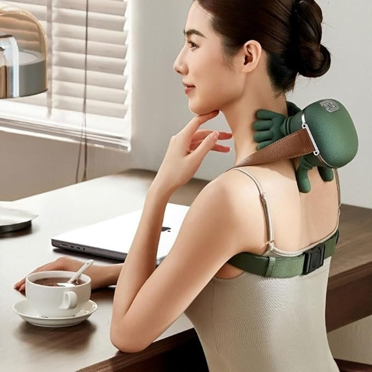 Image of SHYAMES ENTERPRISE Shoulder and Neck Massager Rechargeable Neck and Shoulder Massager with Heat