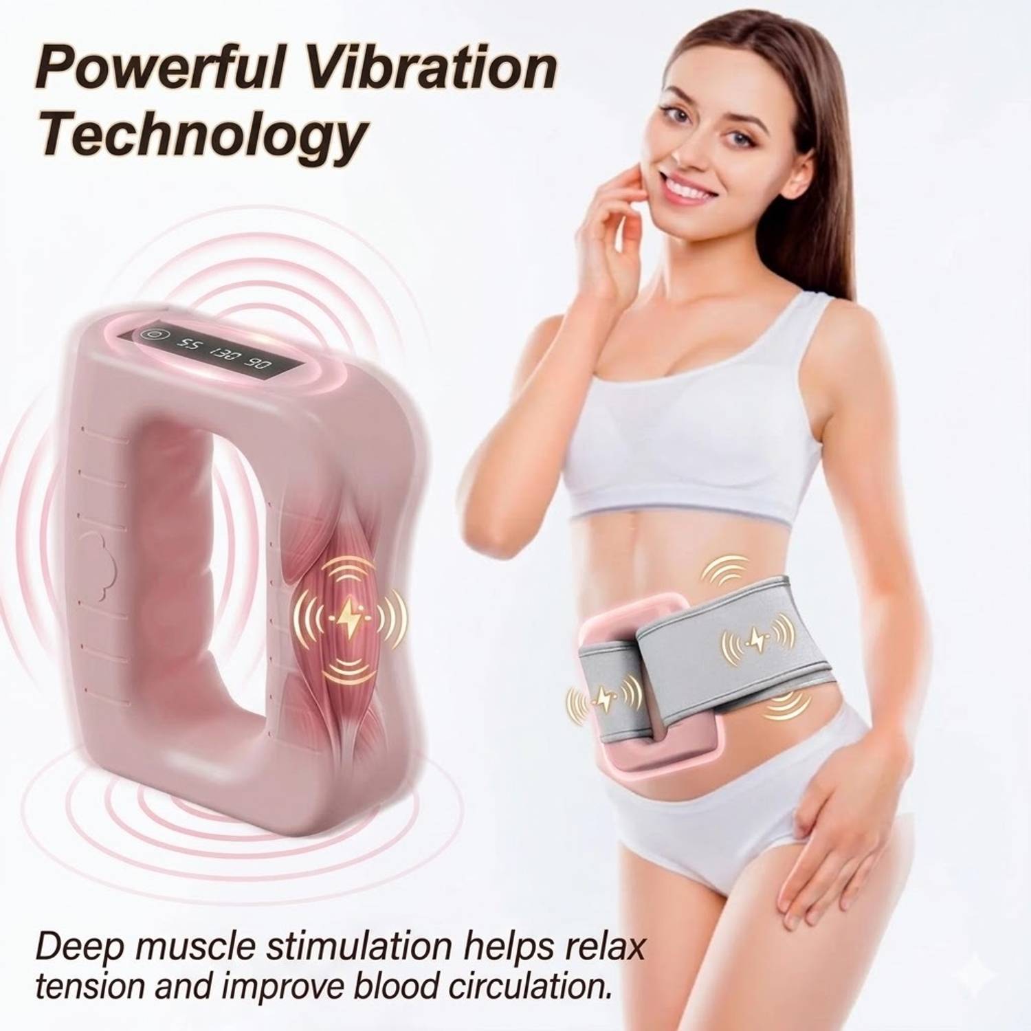 DYANDEXSALES Vibrating Fascia Ring Massager  Multi-Functional Fitness Belt  (USB Powered) - Price in India, Buy DYANDEXSALES Vibrating Fascia Ring  Massager  Multi-Functional Fitness Belt (USB Powered) Online In India,  Reviews, Ratings