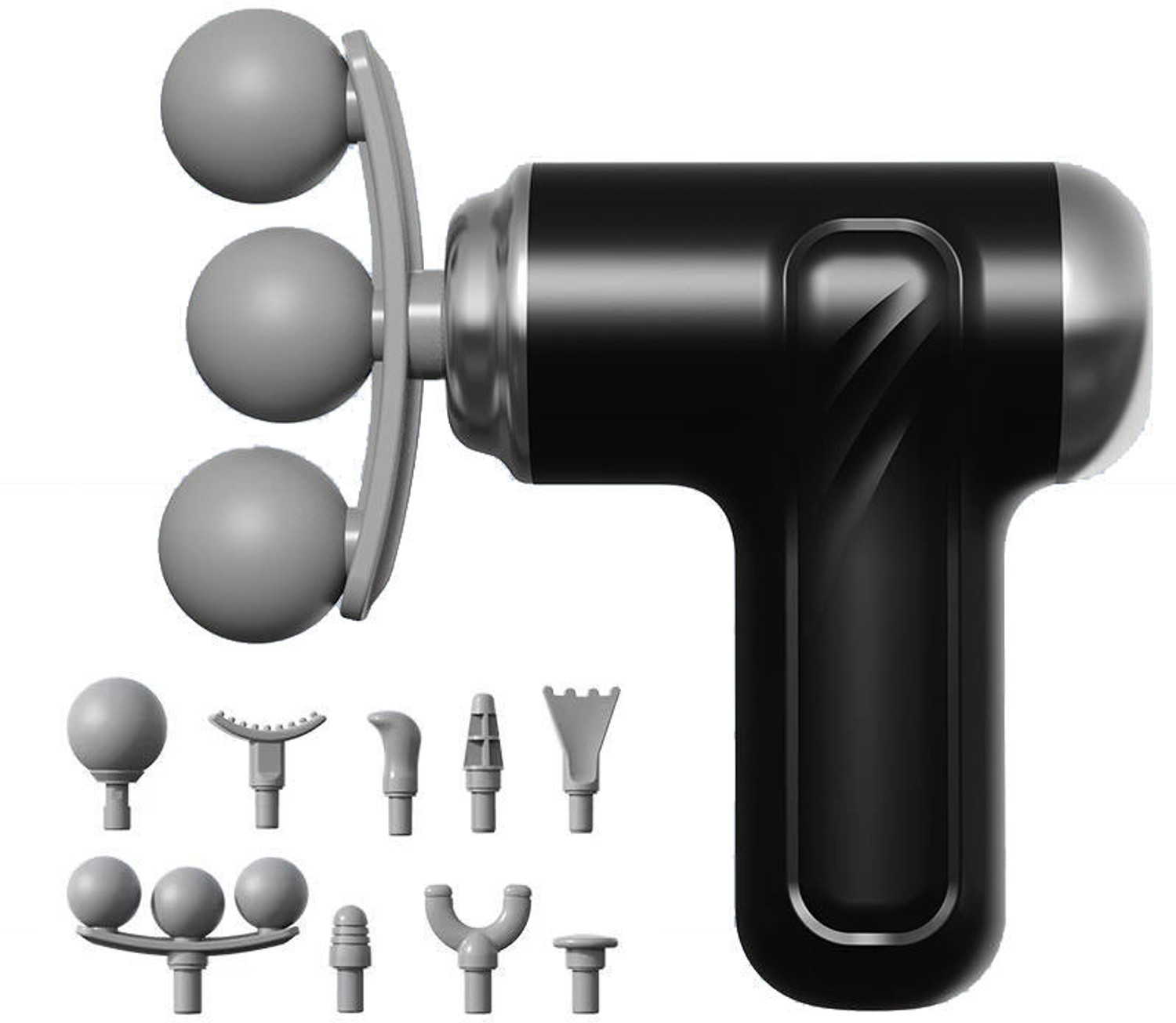Image of Neuwings Massage Gun Pro+ Mini, Portable Massage Gun, 3-Head Percussion, 6-Speed