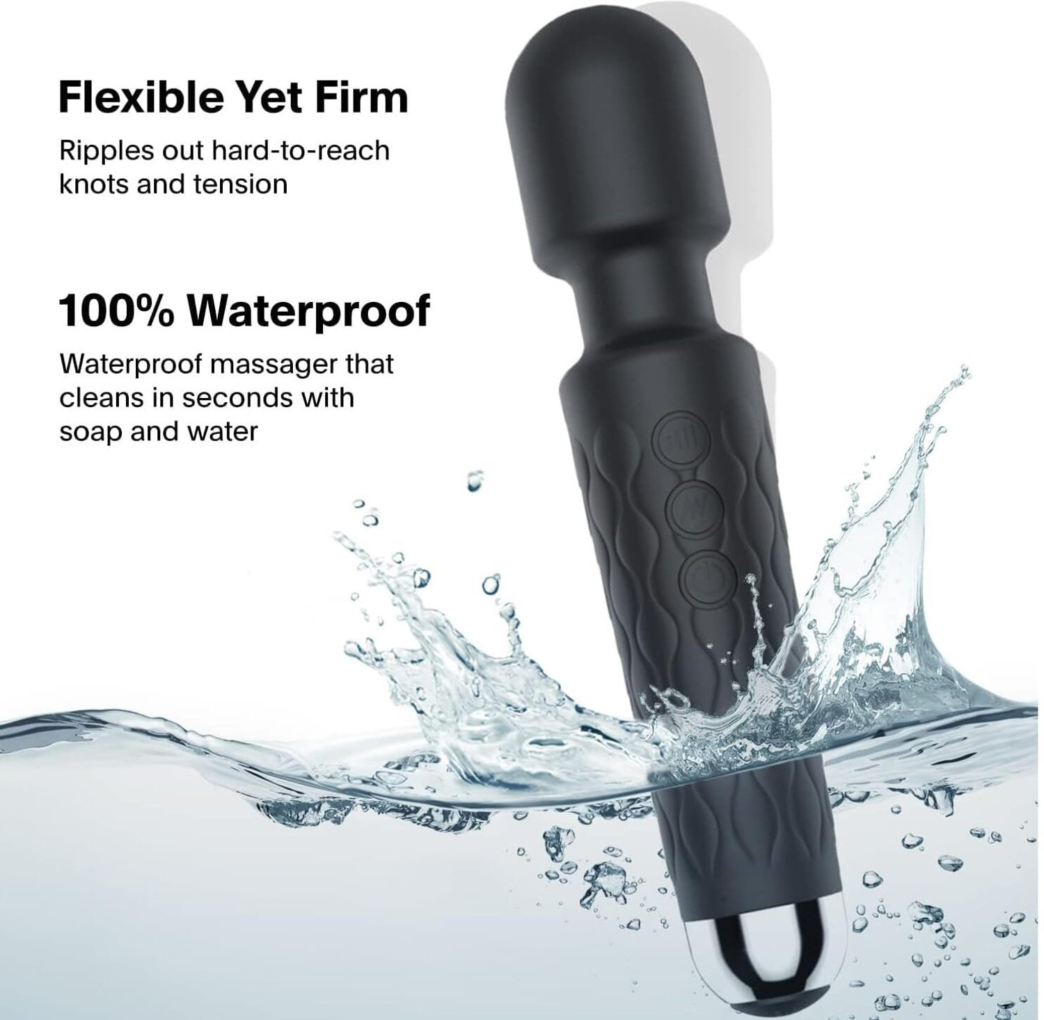 Image of MetriteINDIA Personal Body Massager Rechargeable Vibration Machine for men & women TX48