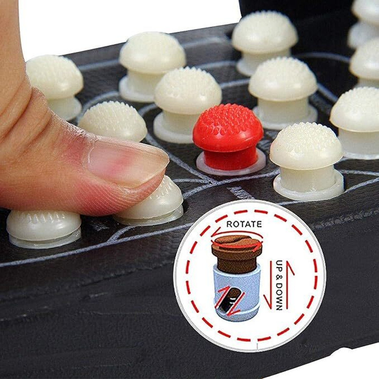 Image of Cyne Men Acupressure Therapy Foot massager Full body blood Circulation slippers (unisex) Flip Flops