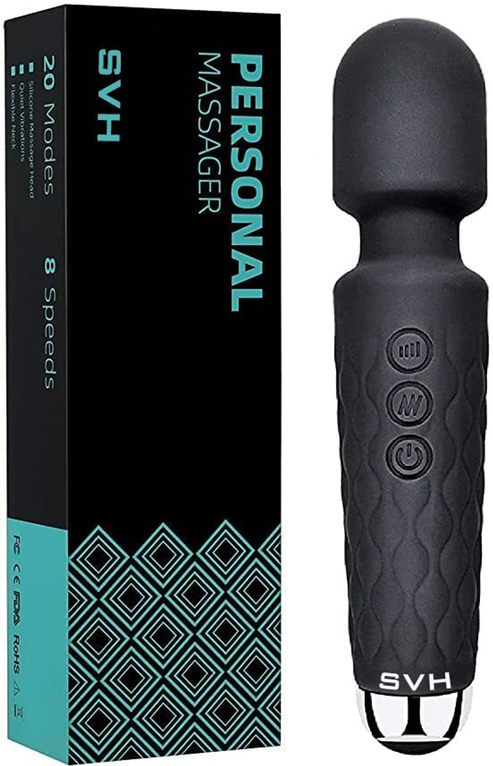 Image of Chintavan Enterprise Rechargeable Silicone Full Body Massager for Pain Relief -8 Speeds, 20 Modes Personal Care Appliance Combo