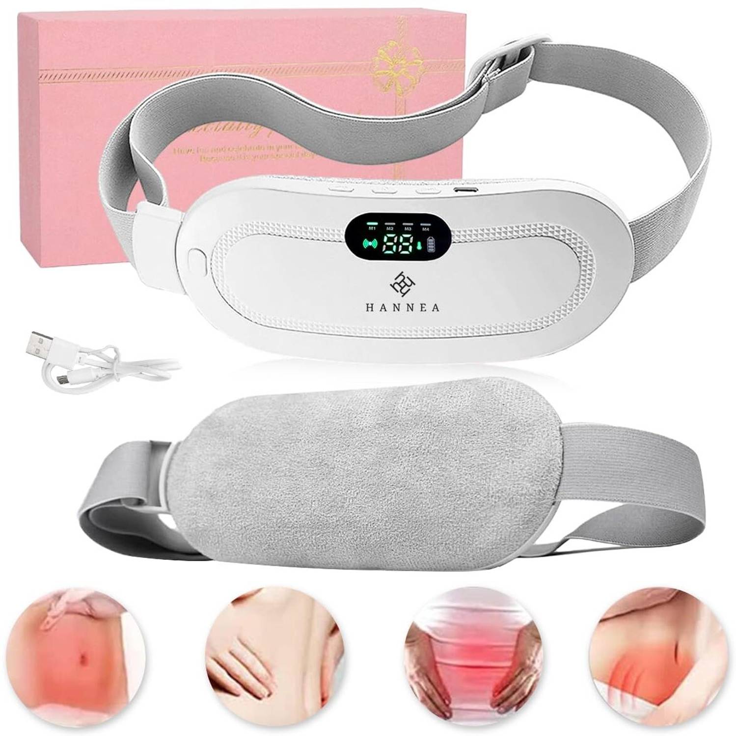 ELEPHANTBOAT Electric Cordless Heating Pad for Period Pain