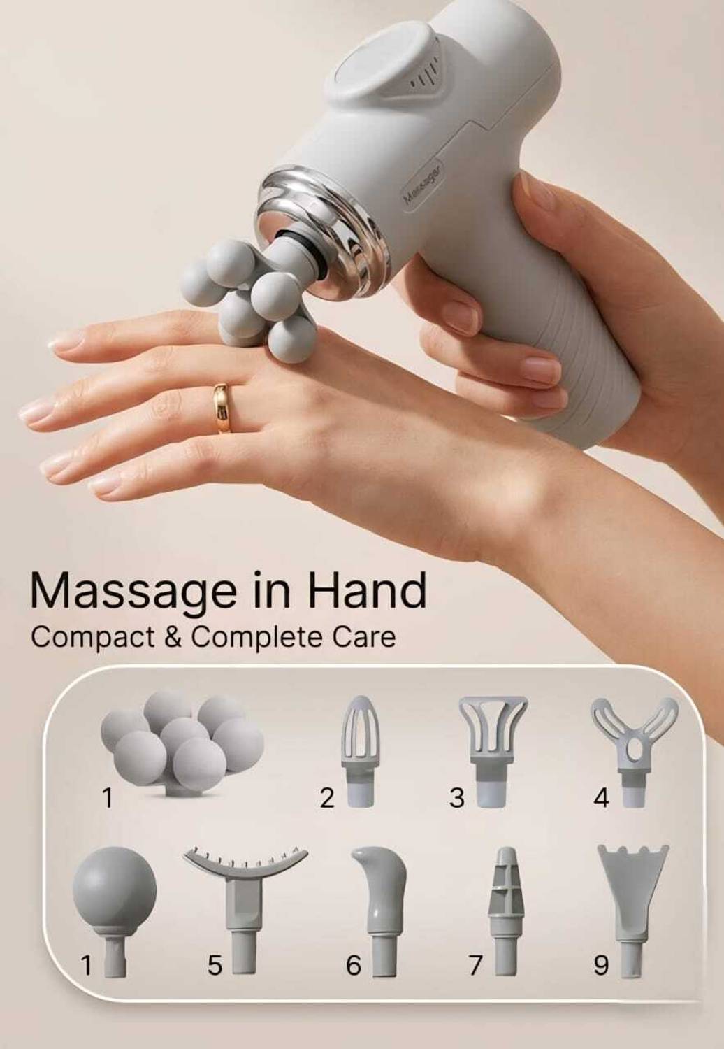 Kay-Joy 7 Head Massage Gun | Full Body Deep Tissue Muscle