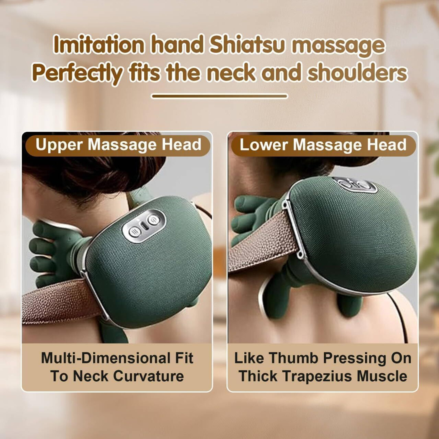 Image of DEESSE Neck and Shoulder Massager Machine, Heated Neck Massager & Shoulder Massager
