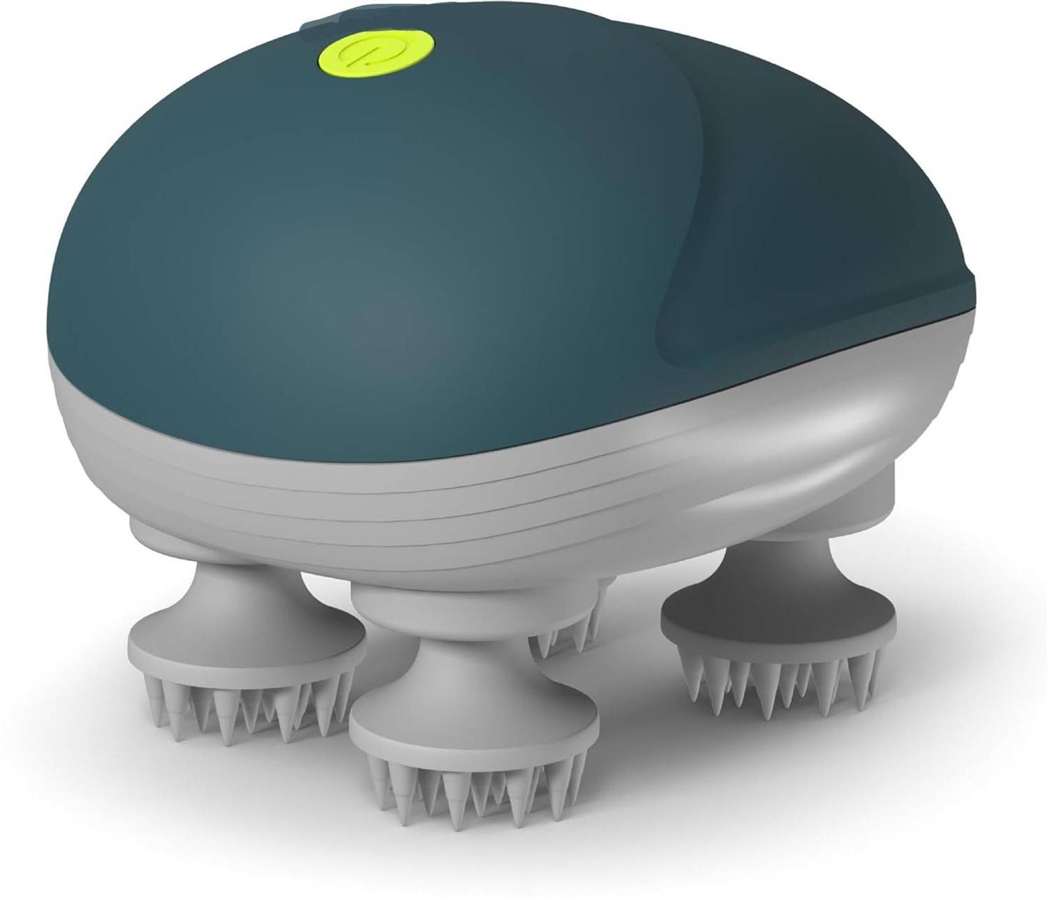 Caresmith Revive Scalp Massager | 96 Silicon Kneading Points with Detachable Heads | Scalp, Body & Head Massager for Hair Growth (Green)