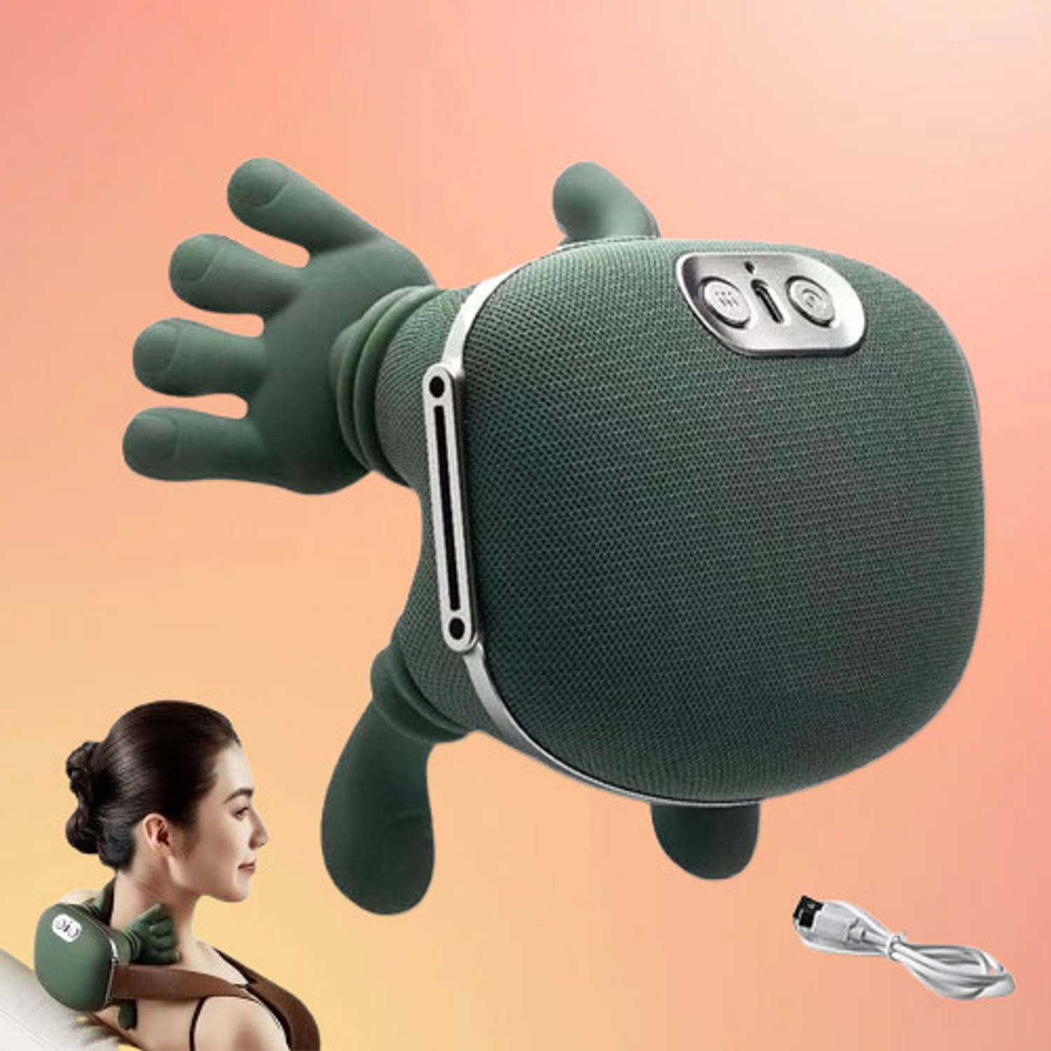 TRIMMO Finger Heated Neck & Shoulder Massager