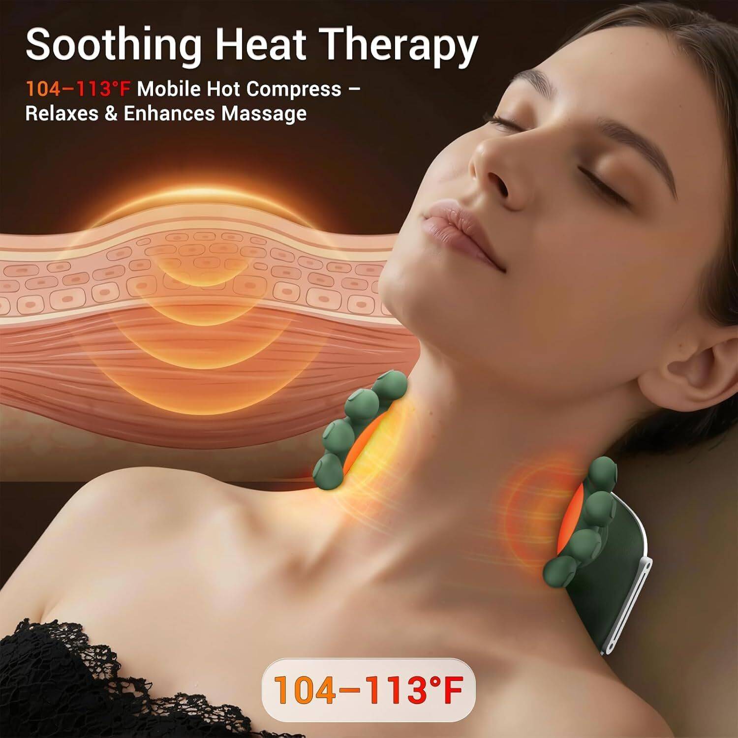 Online AI Electric Back, Neck & Shoulder Massager with Heat - Image 5