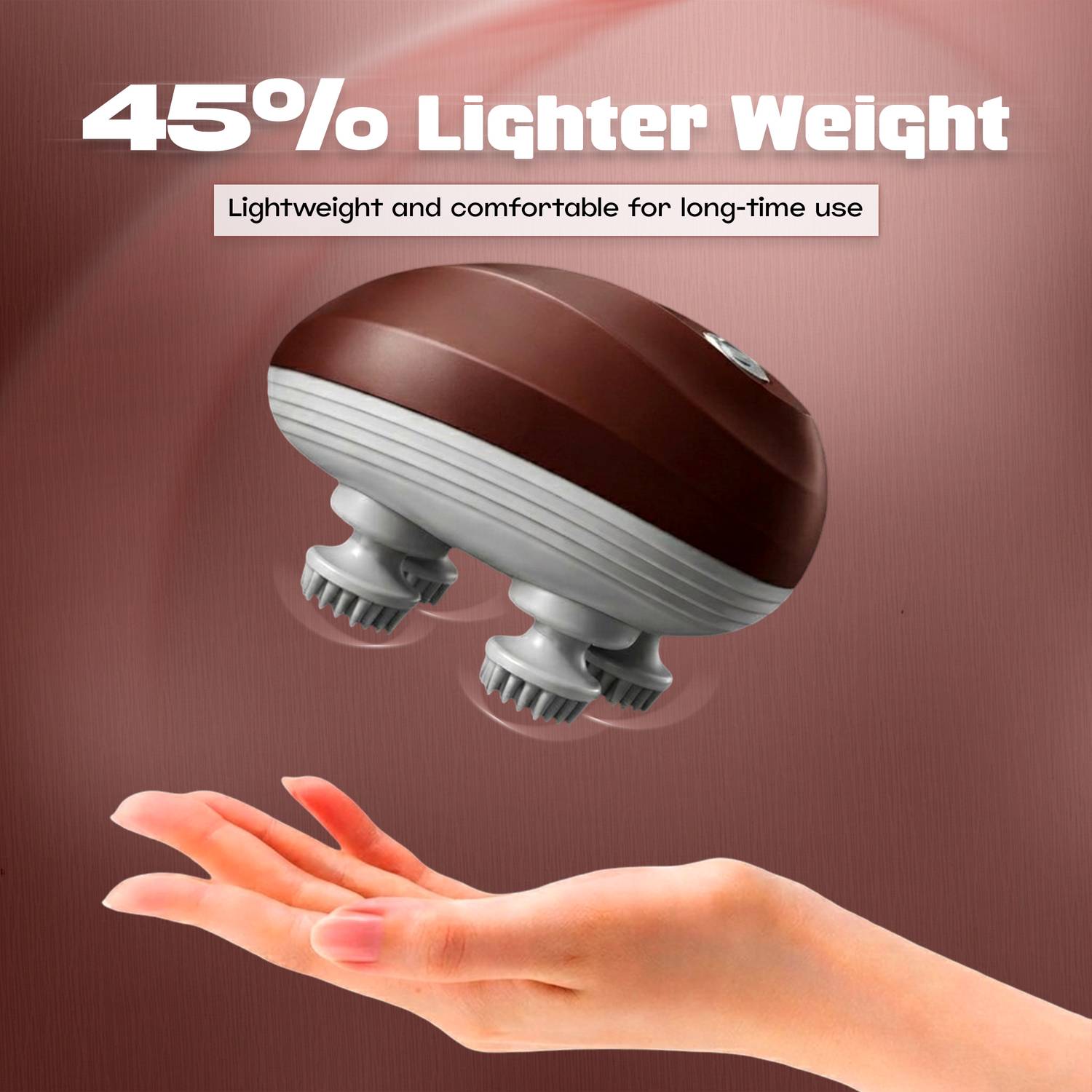 Rärecäre Rechargeable Electric Scalp Massager 96 Kneading Points - Image 3
