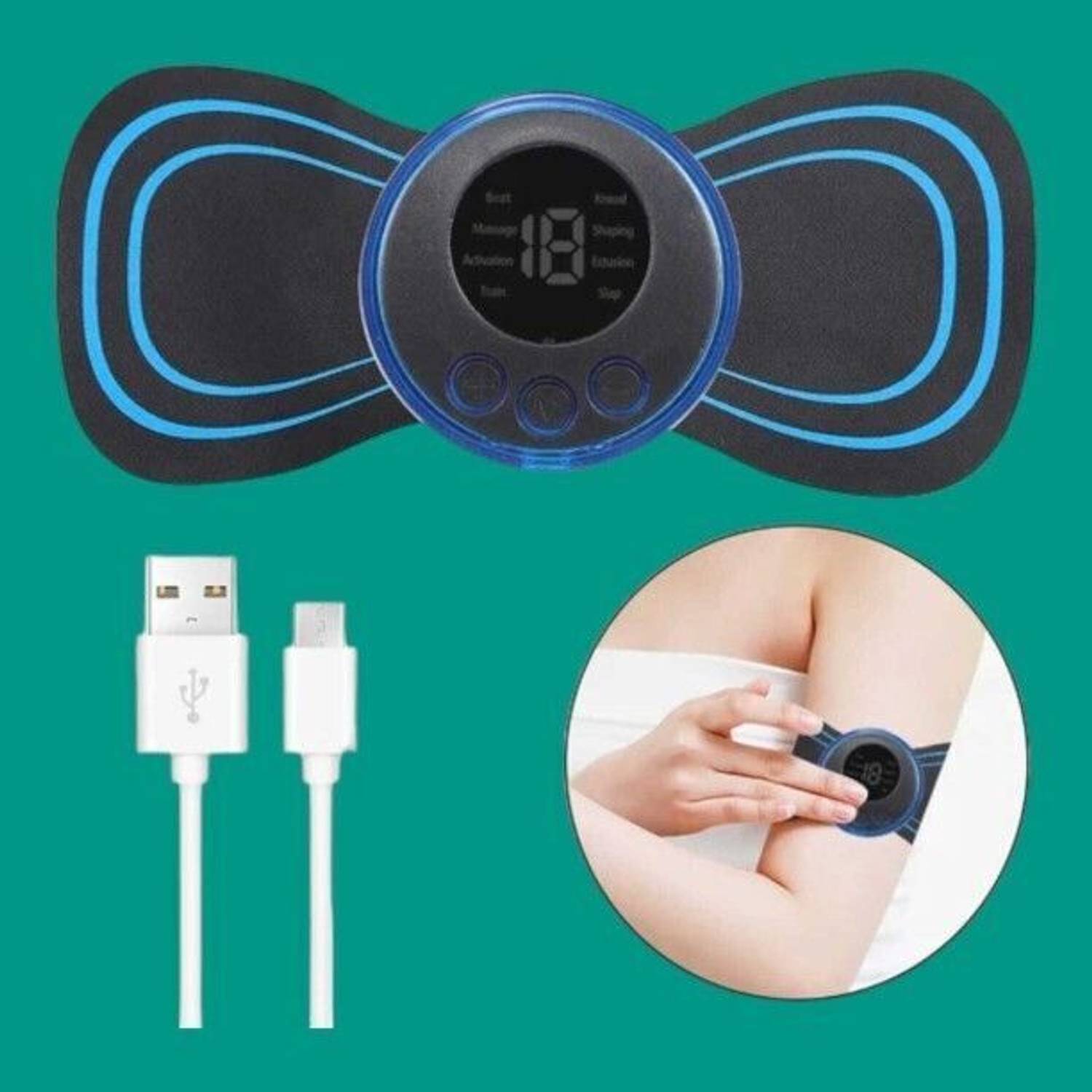 Avomaa Mini Butterfly EMS Body Massager MG36 - Image 3
