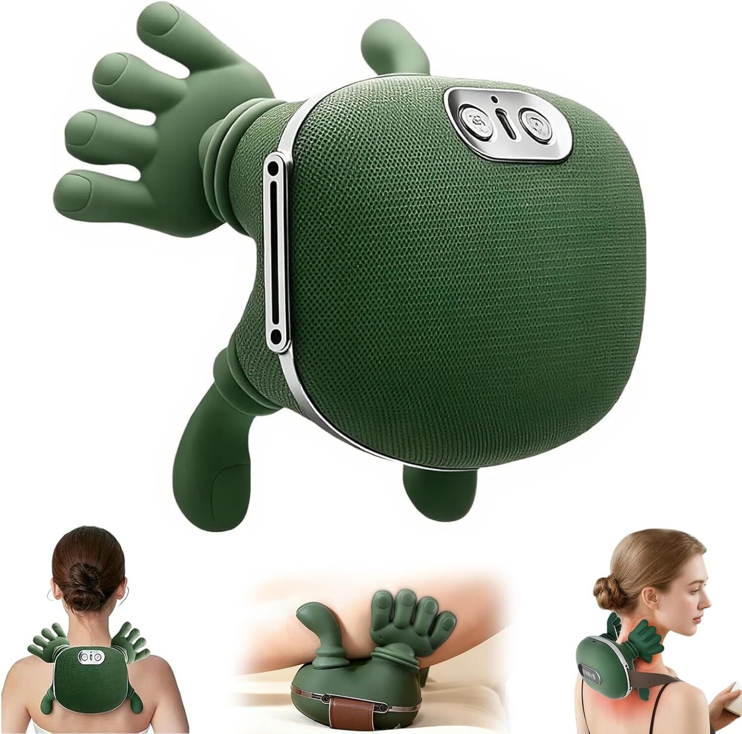 Image of redith enterprise Heated Massager, Wireless Portable Neck and Back Massager