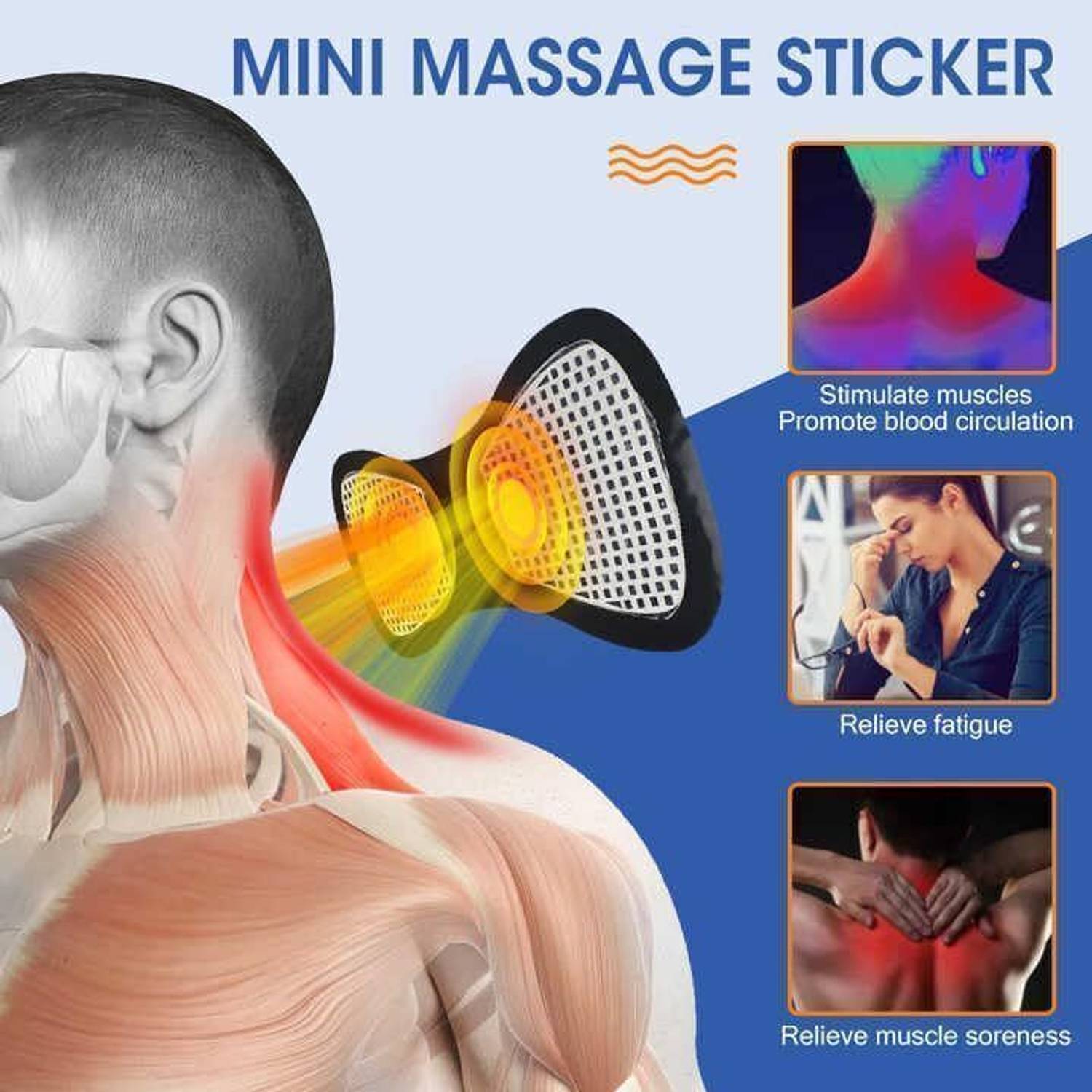 Totthar Mini Butterfly EMS Body Massager - Image 2