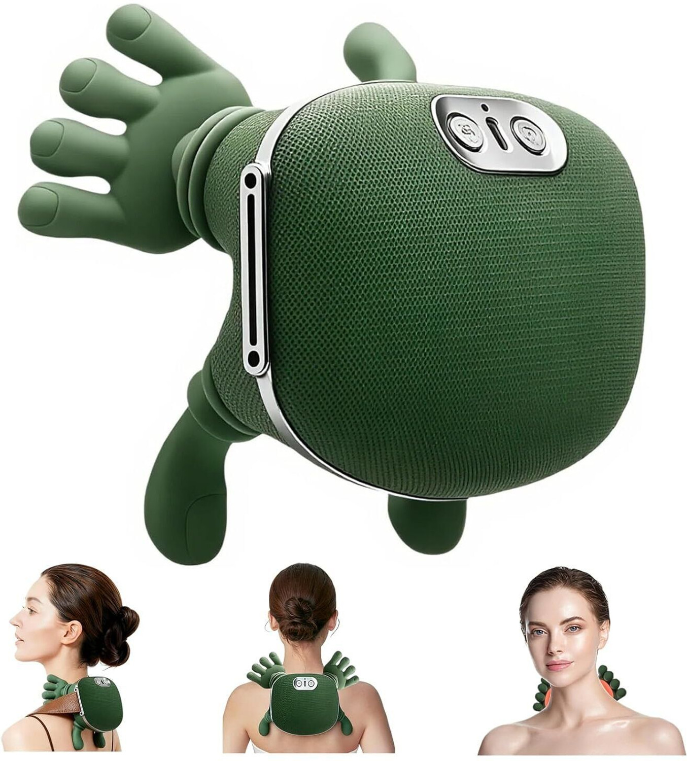 Image of Wengonvila Neck & Shoulder Pain Relief Electric Massager with Heating and Vibration