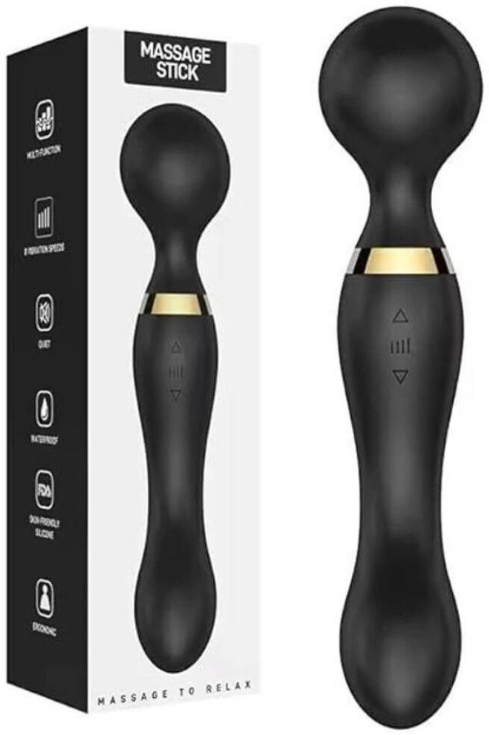enrics Strong Vibrating Dual Head Vibrator Massager - Image 2