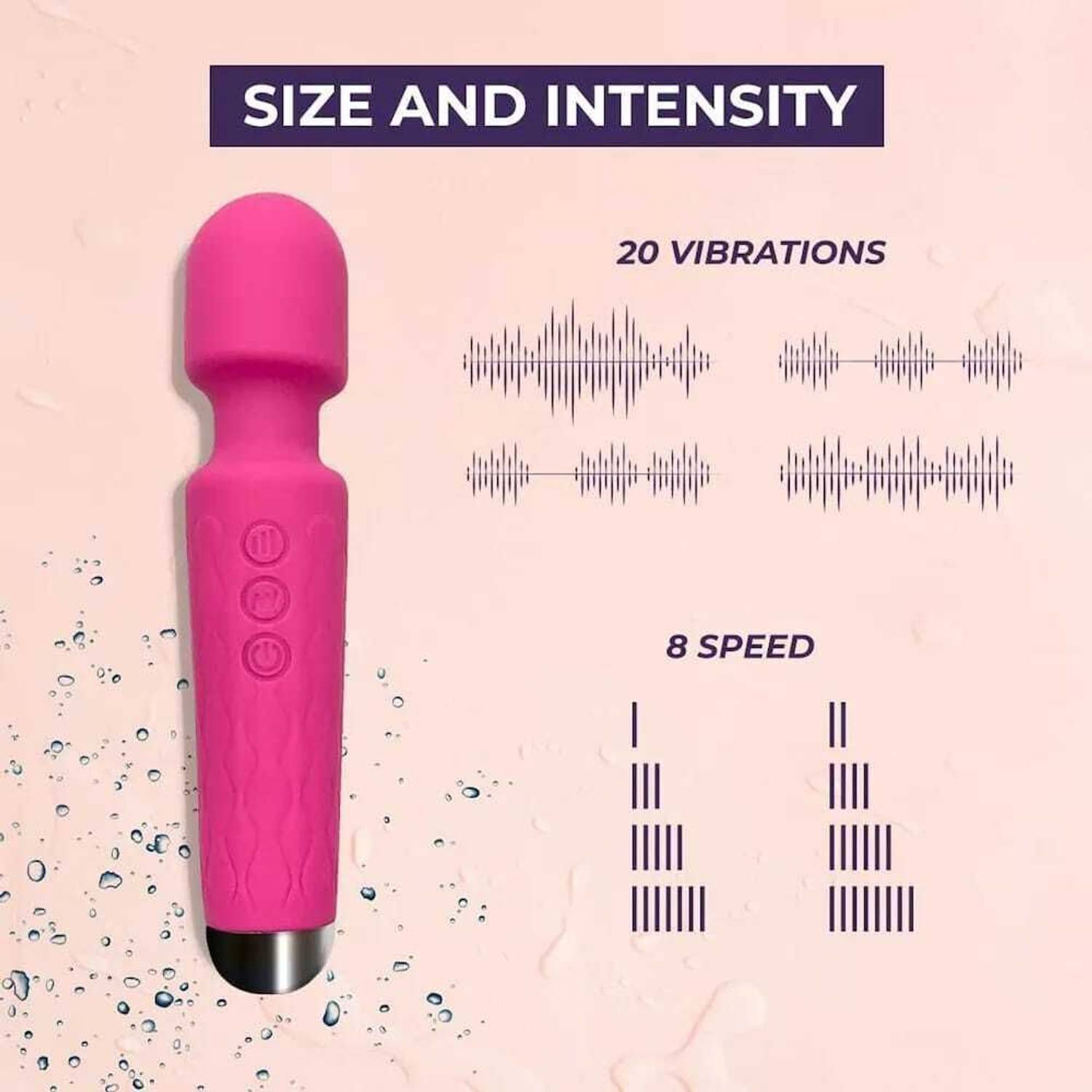 BazaarNest USB Rechargeable Wand Massager - Image 3