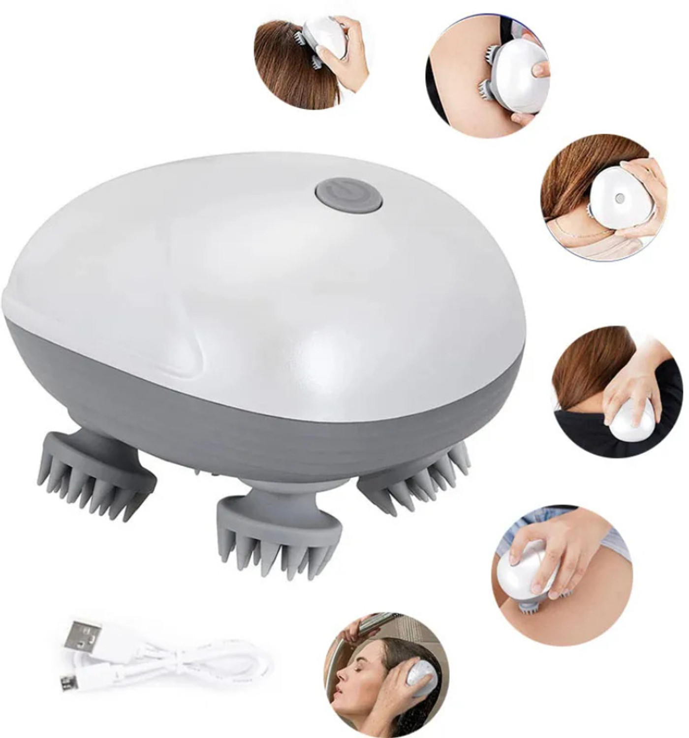 Image of Esarora Relax Scalp Stress, Handheld Scalp Massager Tool Helps Hair Growth G14YHCX