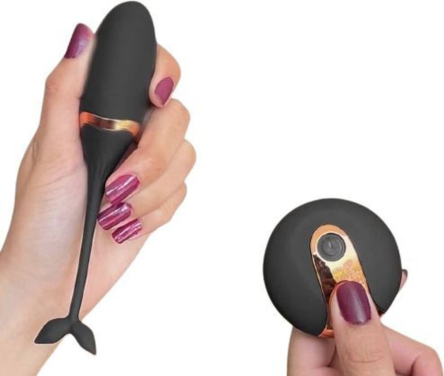 Arousique Vibrating Waterproof 20 Vibration Fish With Remote Control Massager