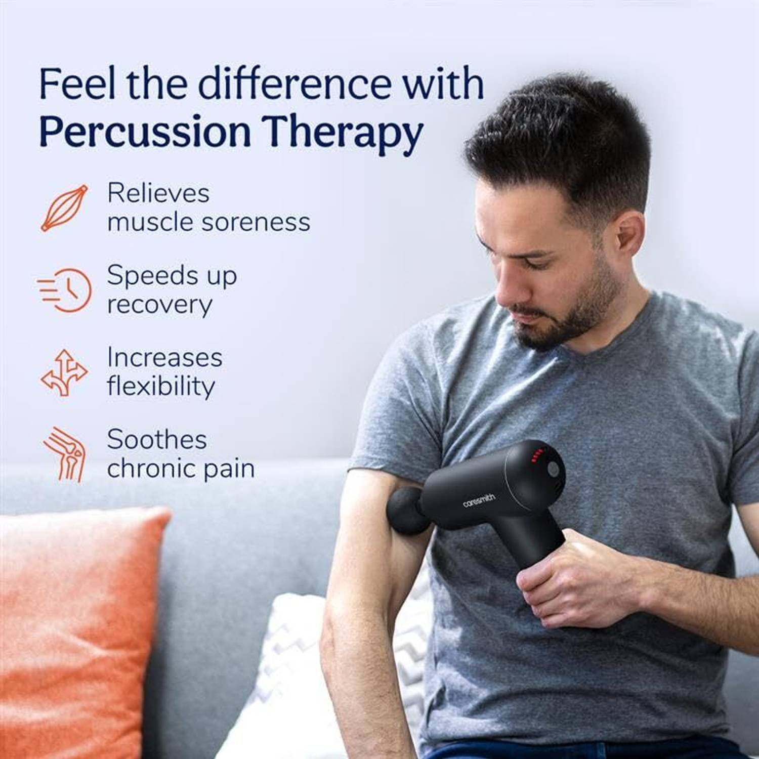 caresmith CS356 Charge Boost Massage Gun - Image 2