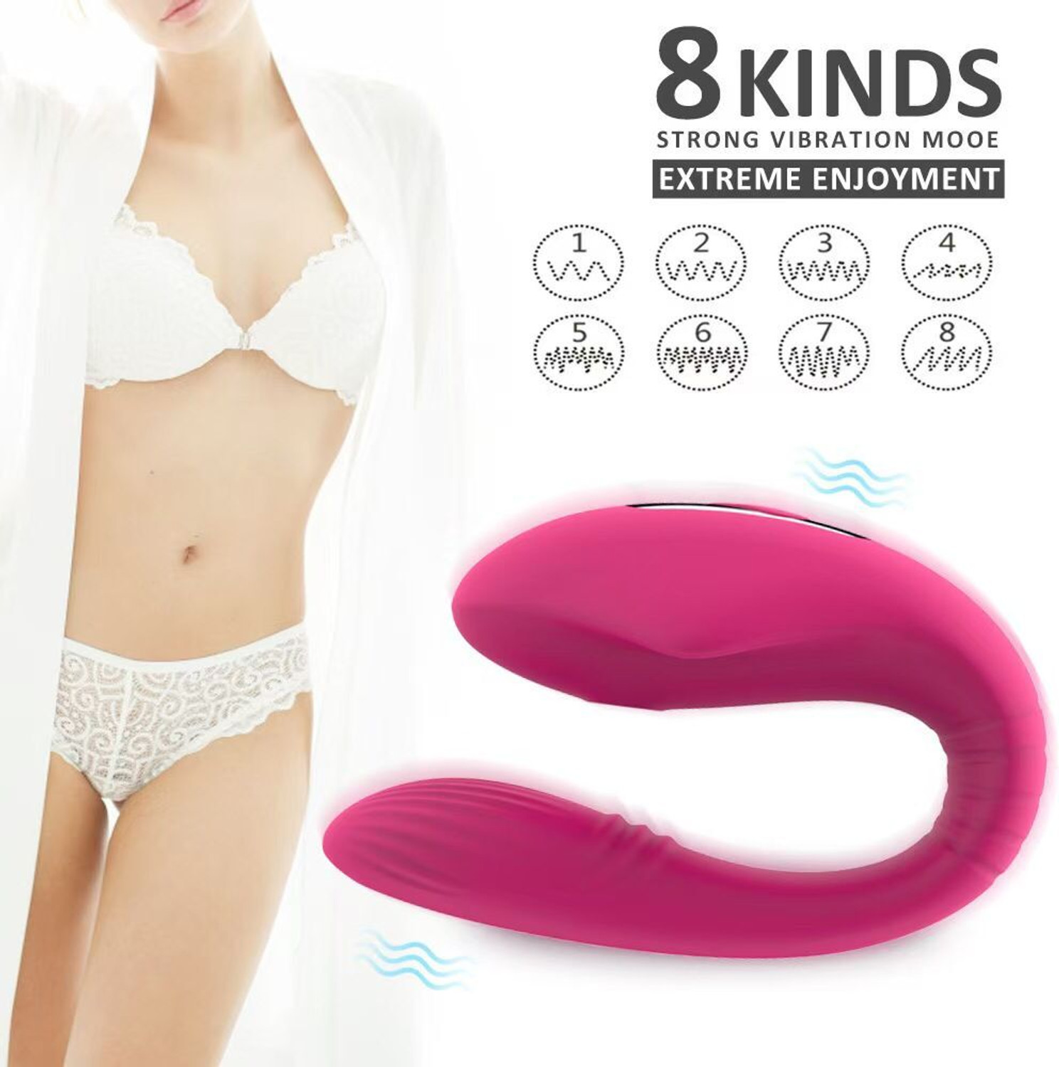 Image of Wiffy Duet Premium Wearable Body Massager for Women