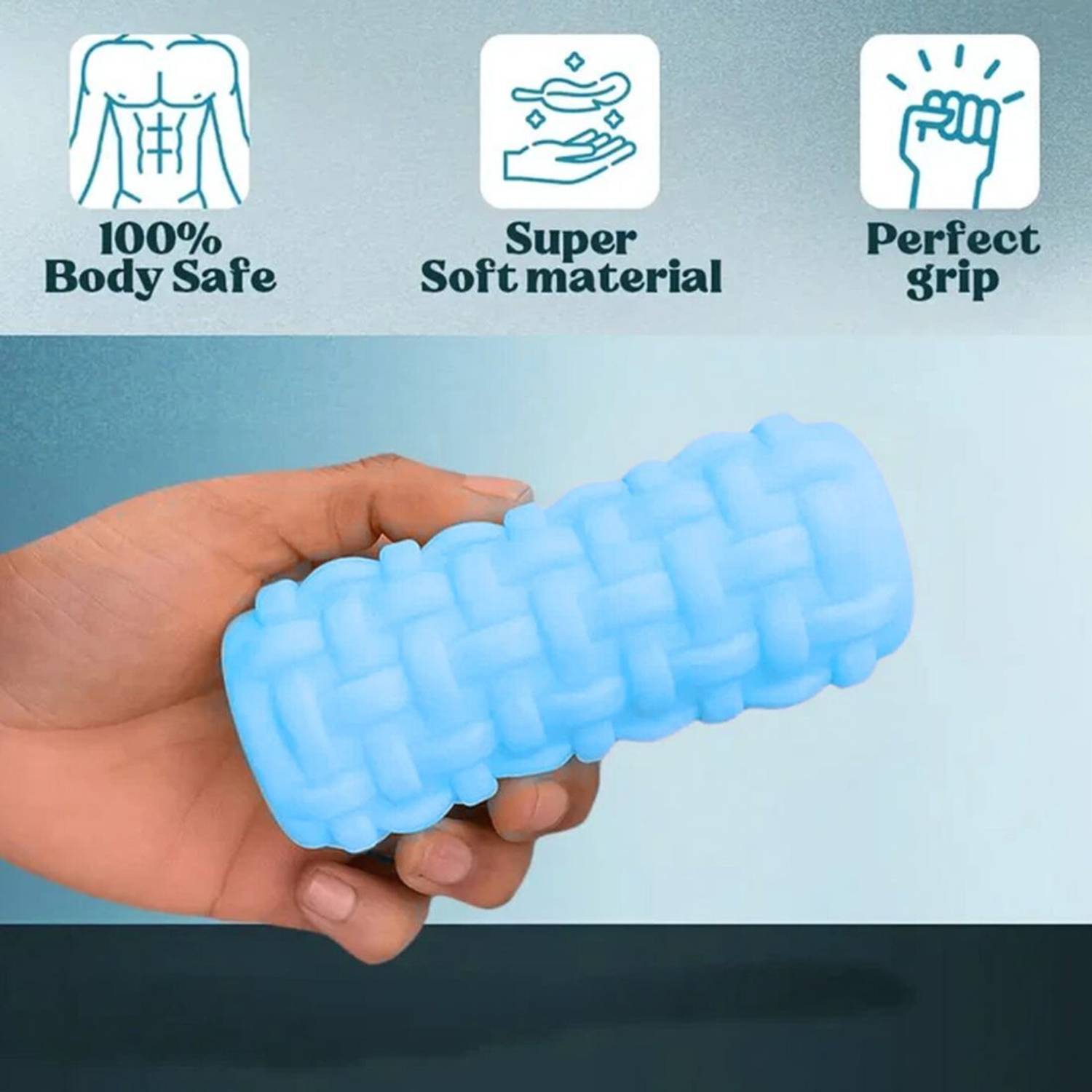XEIRA Dotted Soft Flexible Massager for Men - Image 3