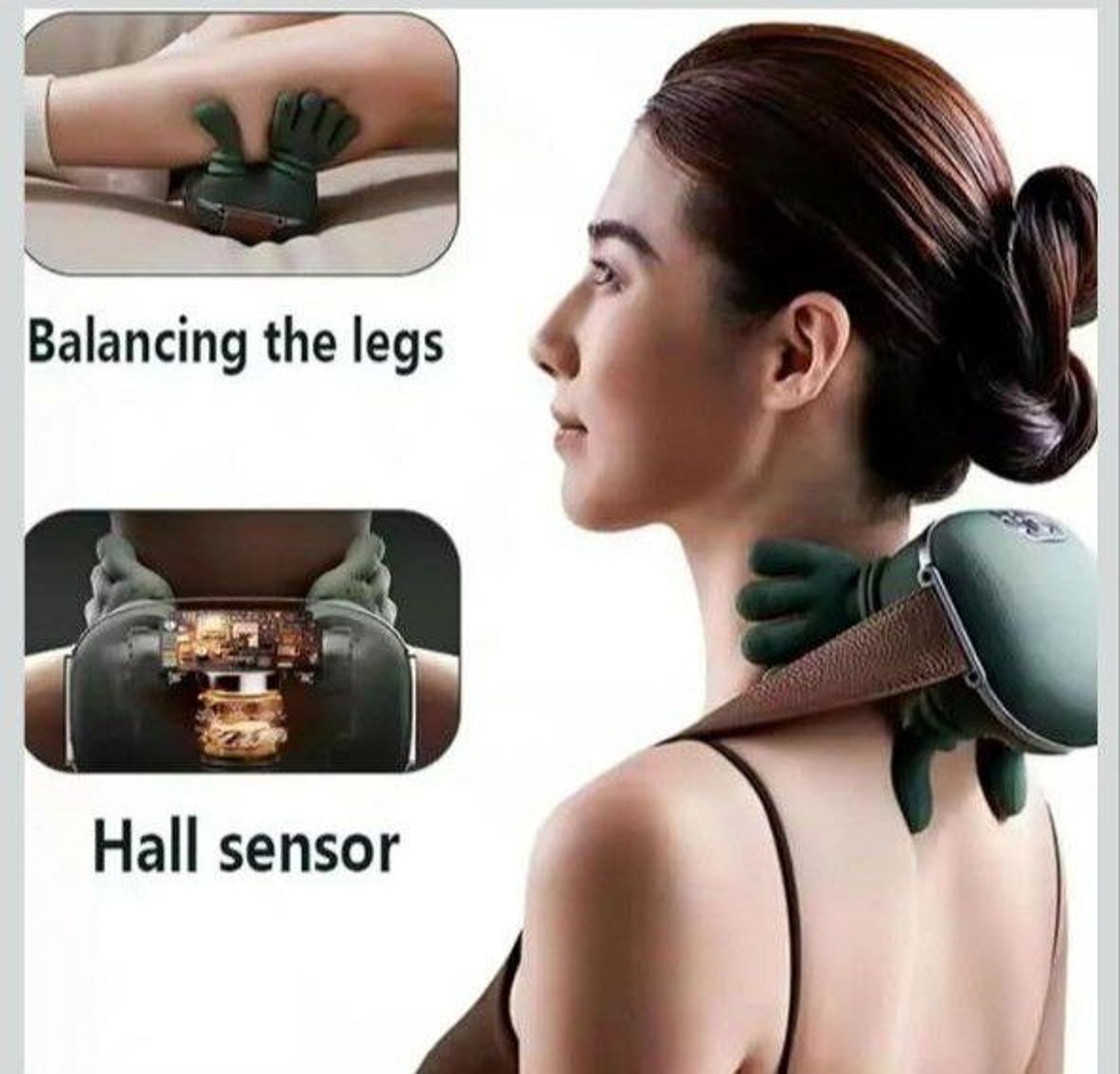 Image of SHYAMES ENTERPRISE Shoulder and Neck Massager Rechargeable Neck and Shoulder Massager with Heat