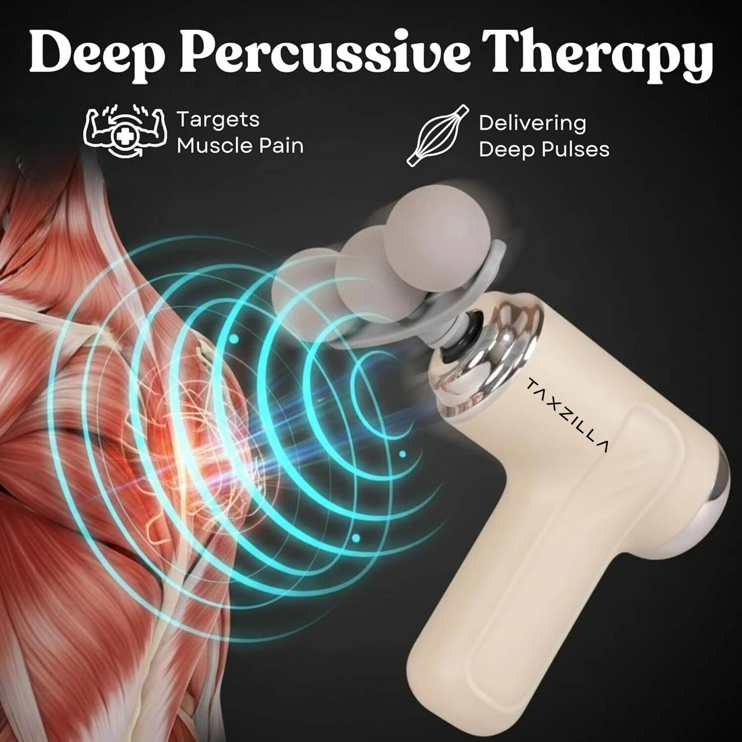 Taxzilla Massage Gun Deep Tissue 6-Speed - Image 3