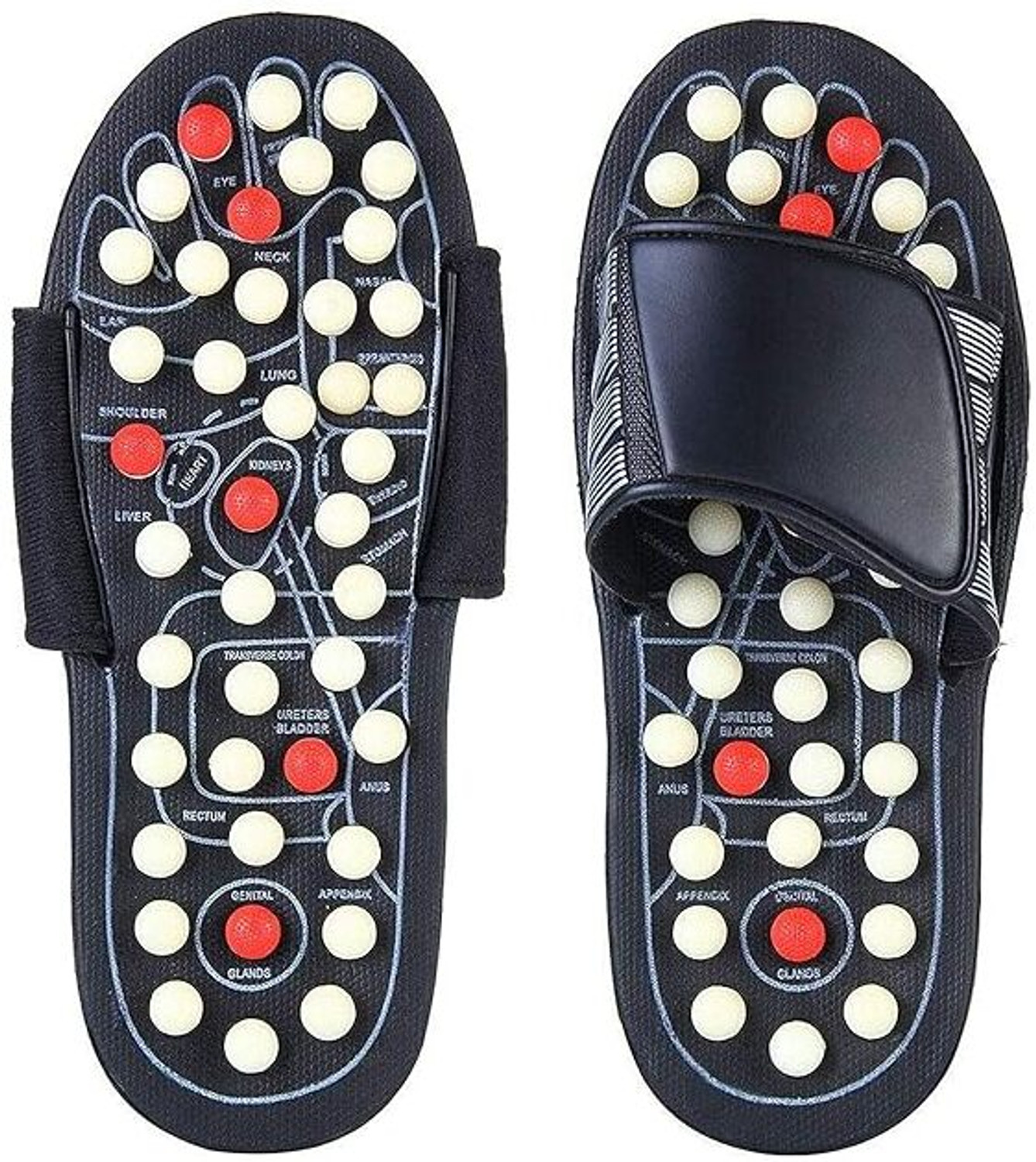Image of Cyne Men Acupressure Therapy Foot massager Full body blood Circulation slippers (unisex) Flip Flops