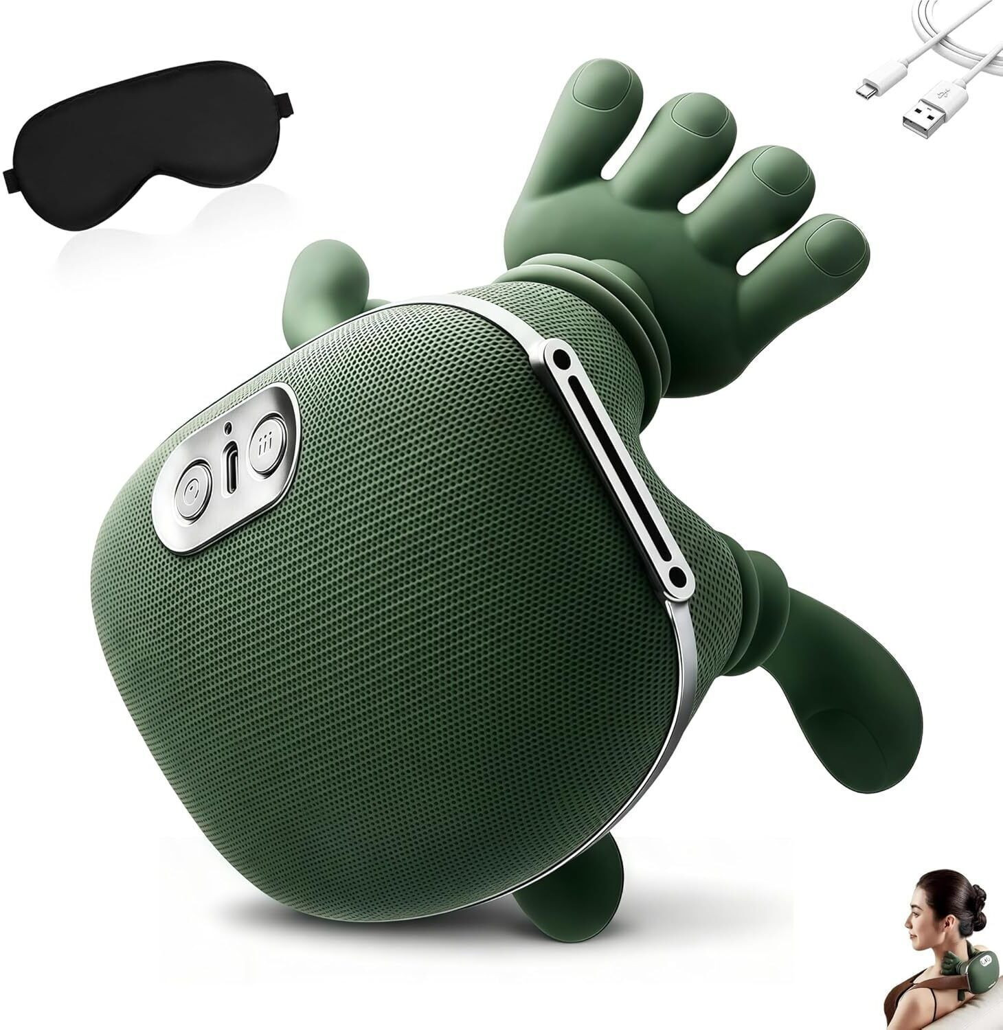 Image of HouseOfCommon Neck & Shoulder Electric Massager with Heating Function for Stress Relief