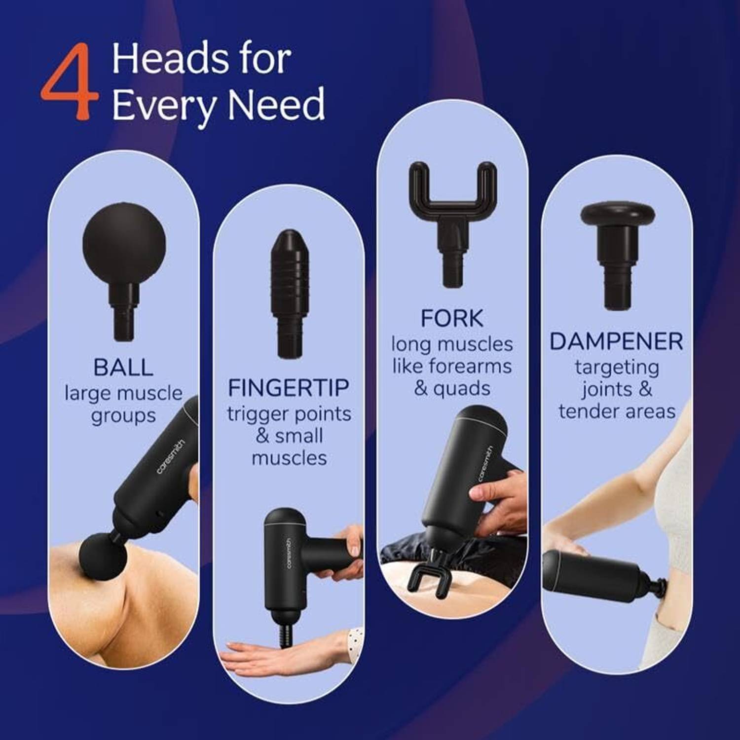 caresmith CS356 Charge Boost Massage Gun - Image 3