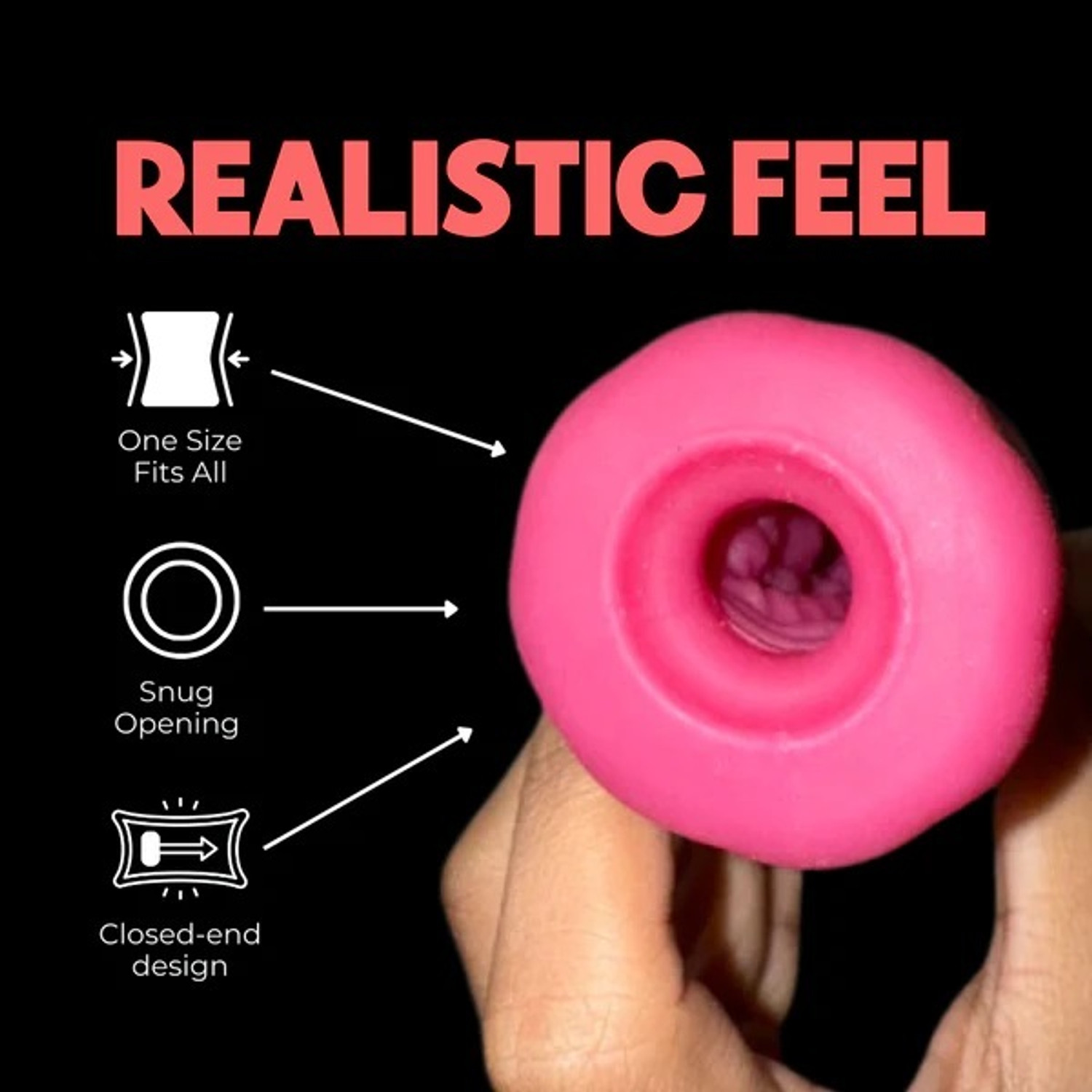 Image of Luzimaisa Soft Flexible Personal Body Stress Relief & Relaxing Sleeve Massager for Men Finger Sleeve