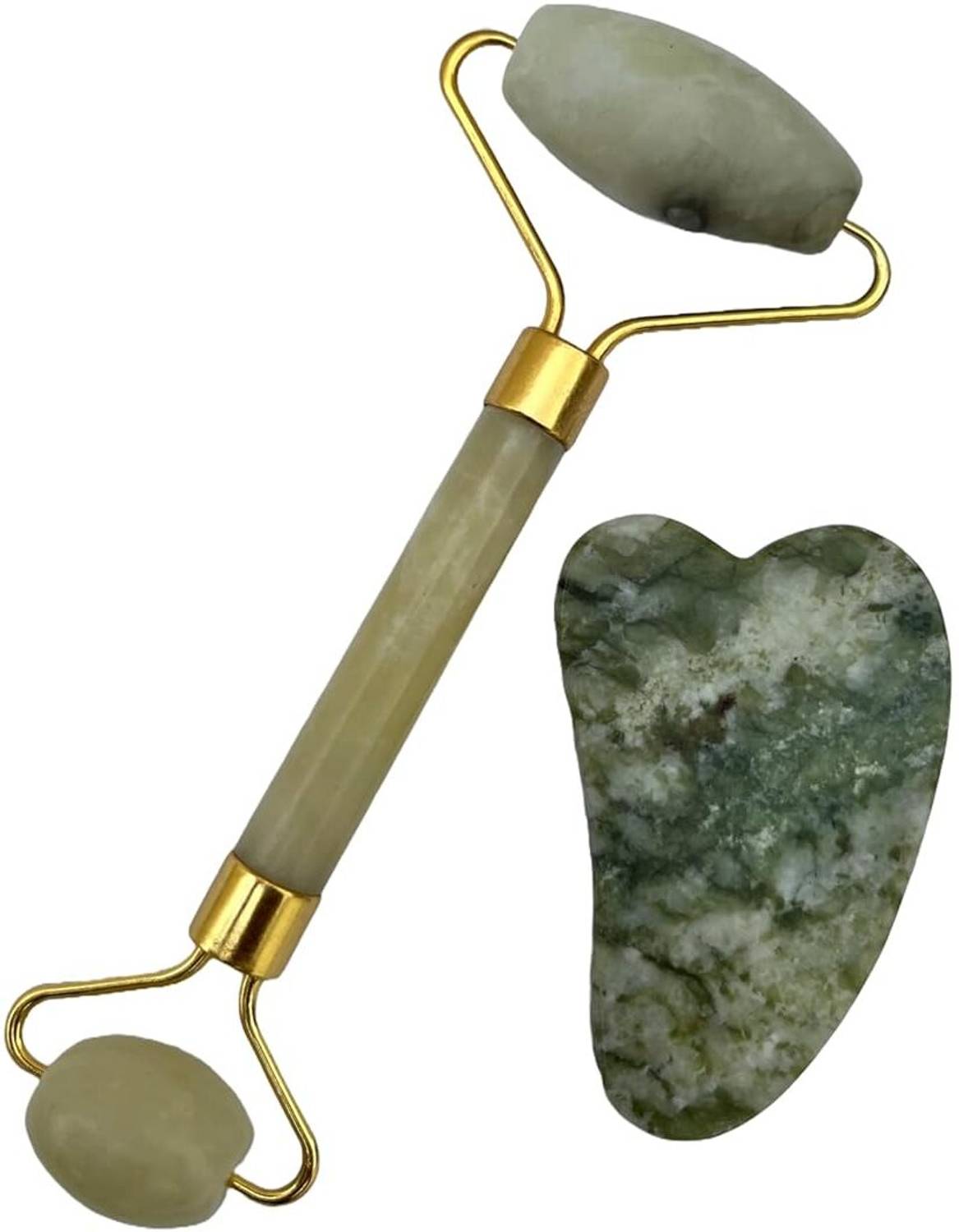Bexzzor Face Roller Massager Gua Sha stone combo for women Anti Wrinkle Machine