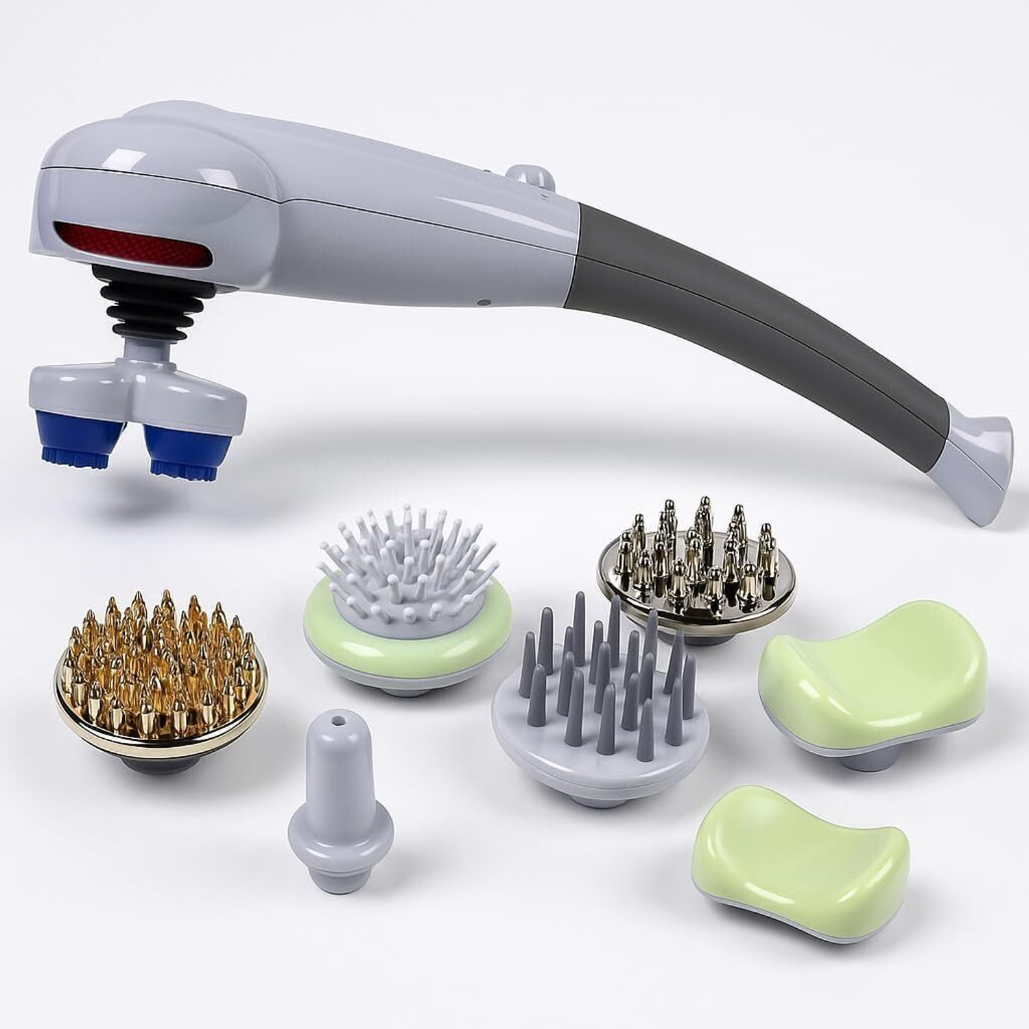 Image of classitovilla Magic Complete Body Massager with 7 attachments For Pain Relief Back, Neck, Foot