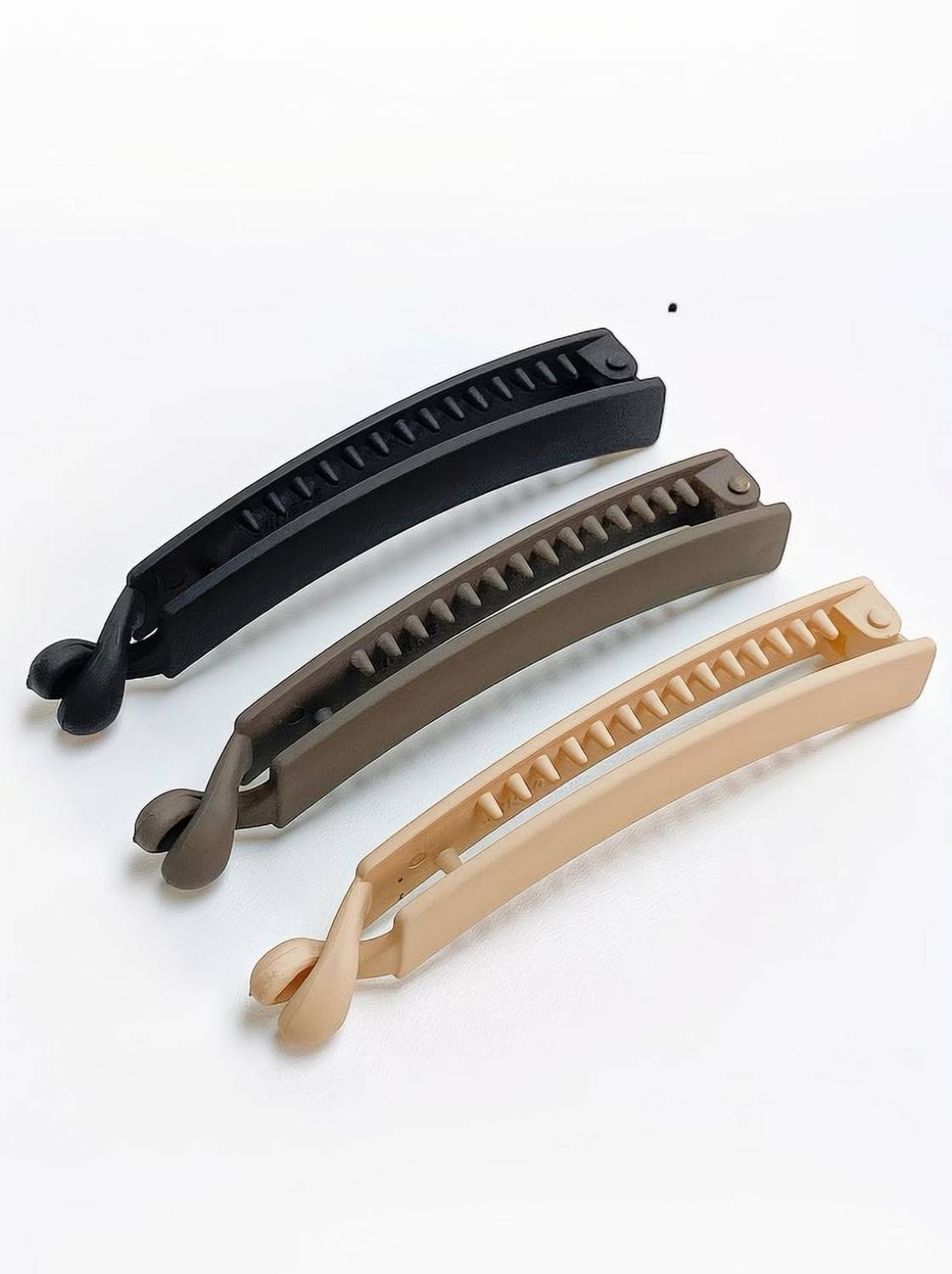 AANAYA HAIR ACCESSORIES 3 Pcs Banana Hair Clip for Women & Girls Banana Clip
