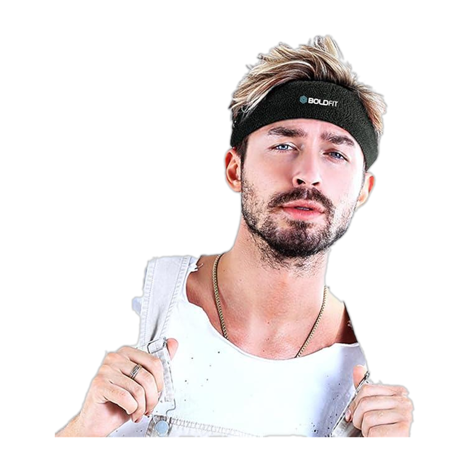 Image of BOLDFIT Gym Headband for Men and Women - Sports Headband for Workout & Running Head Band