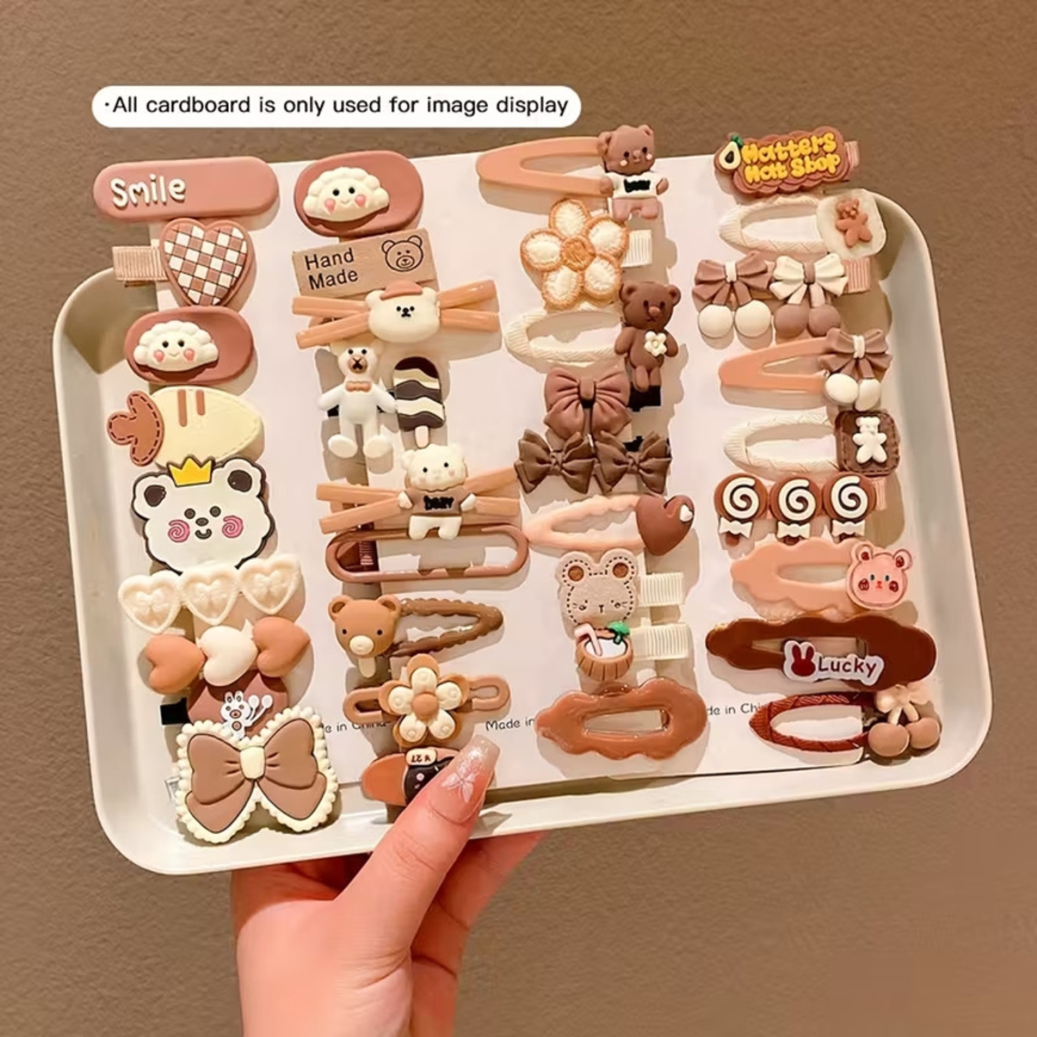 Image of Blubby 14 Pcs Cute Cartoon Hair Clips Set for Girls & Kids Hair Pin