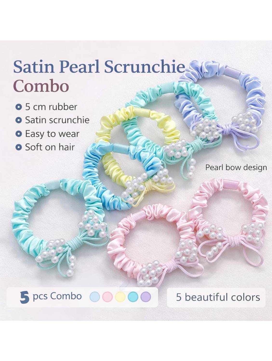 c19Hairaccessories Hair Ties ponytail Band hair combo