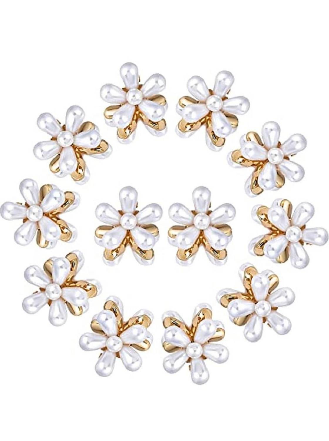 alamodey Multipack of 6: It includes 6cp of pearl clutchers(Claw) Hair Claw