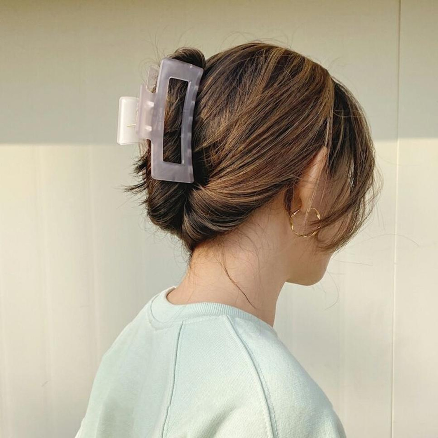 Image of Styledose Large Matte Hair Claw Clips Hair Accessories for Thick Thin Hair Trendy Jumbo Hair Claw