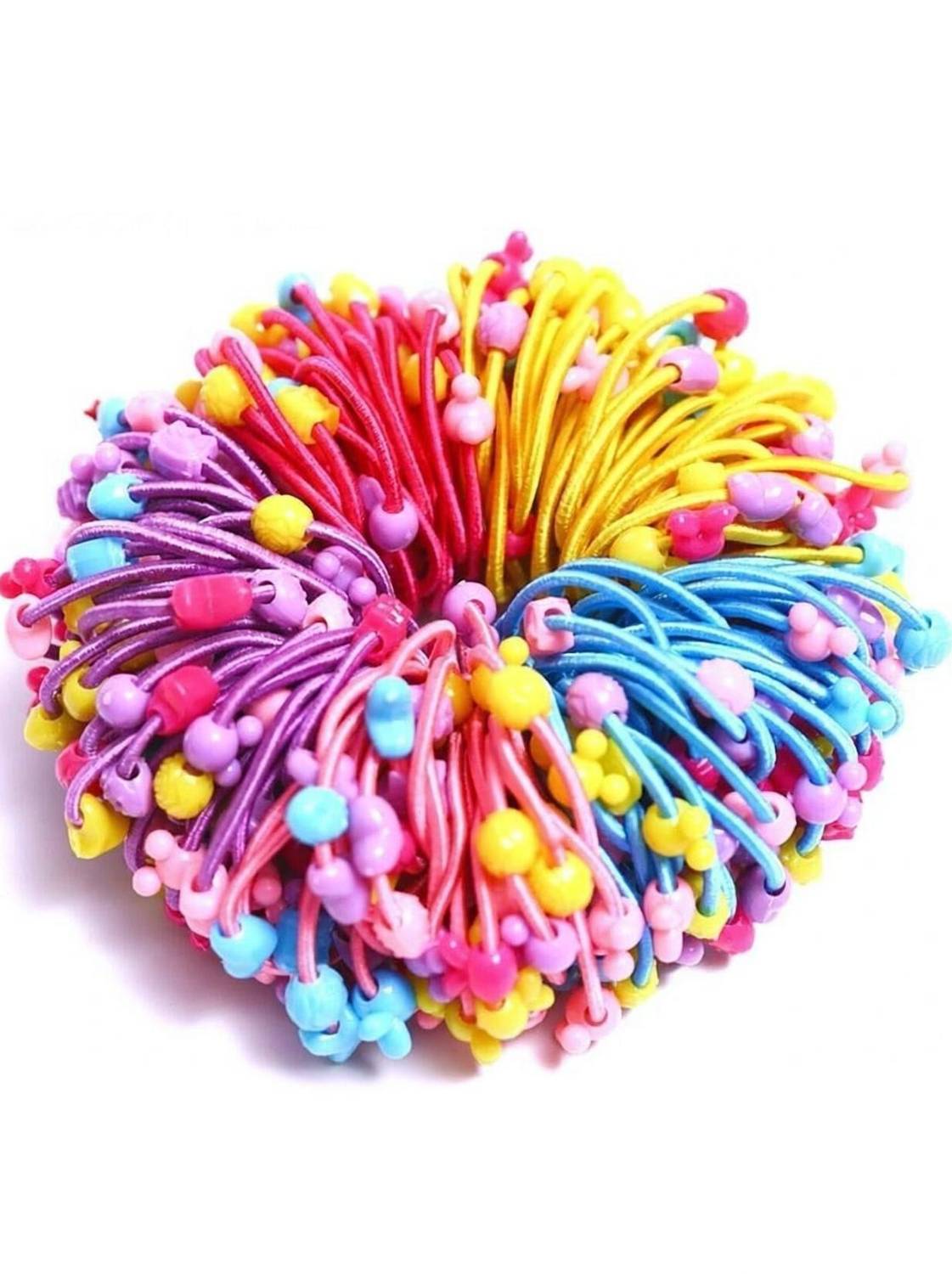 AGILE STORE PACK OF 50 ELASTIC FANCY KIDS/GIRLS/WOMEN Rubber Band